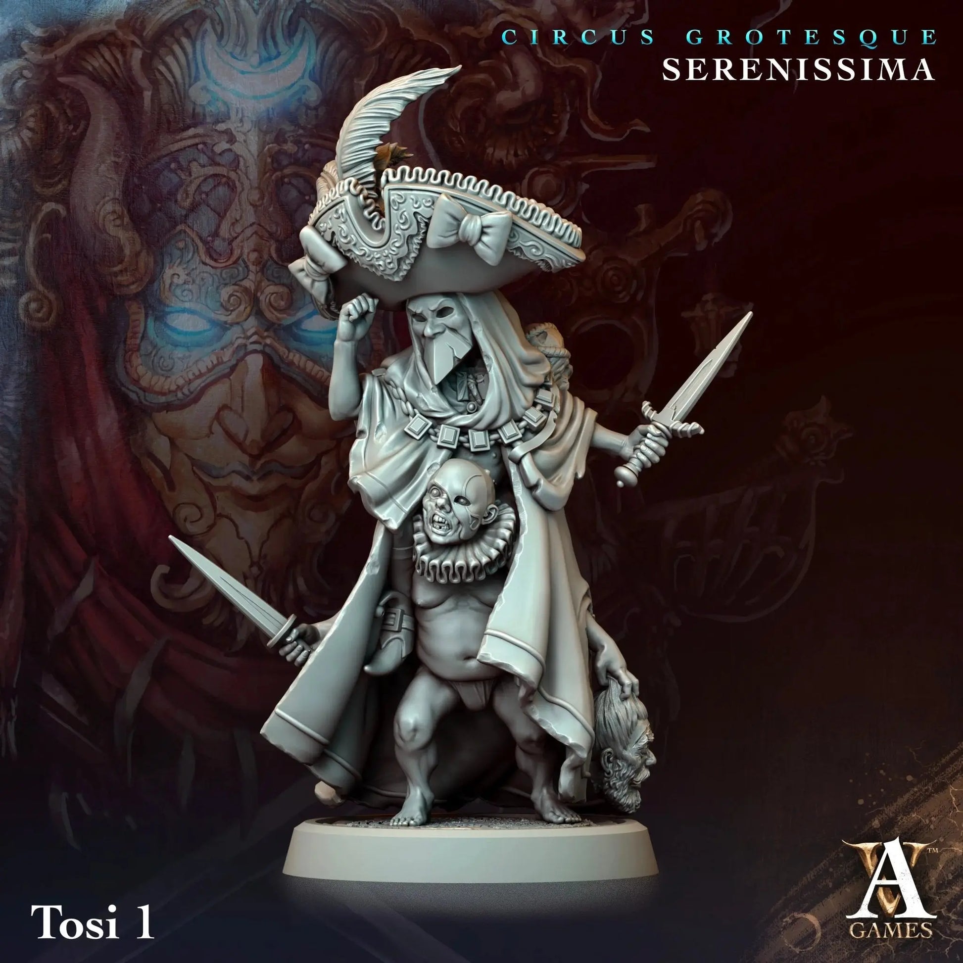 Circus Grotesque - Serenissima - STL Bundle - Archvillain Games