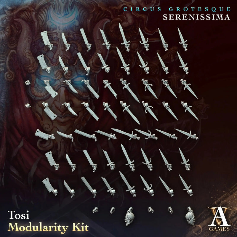 Circus Grotesque - Serenissima - STL Bundle - Archvillain Games