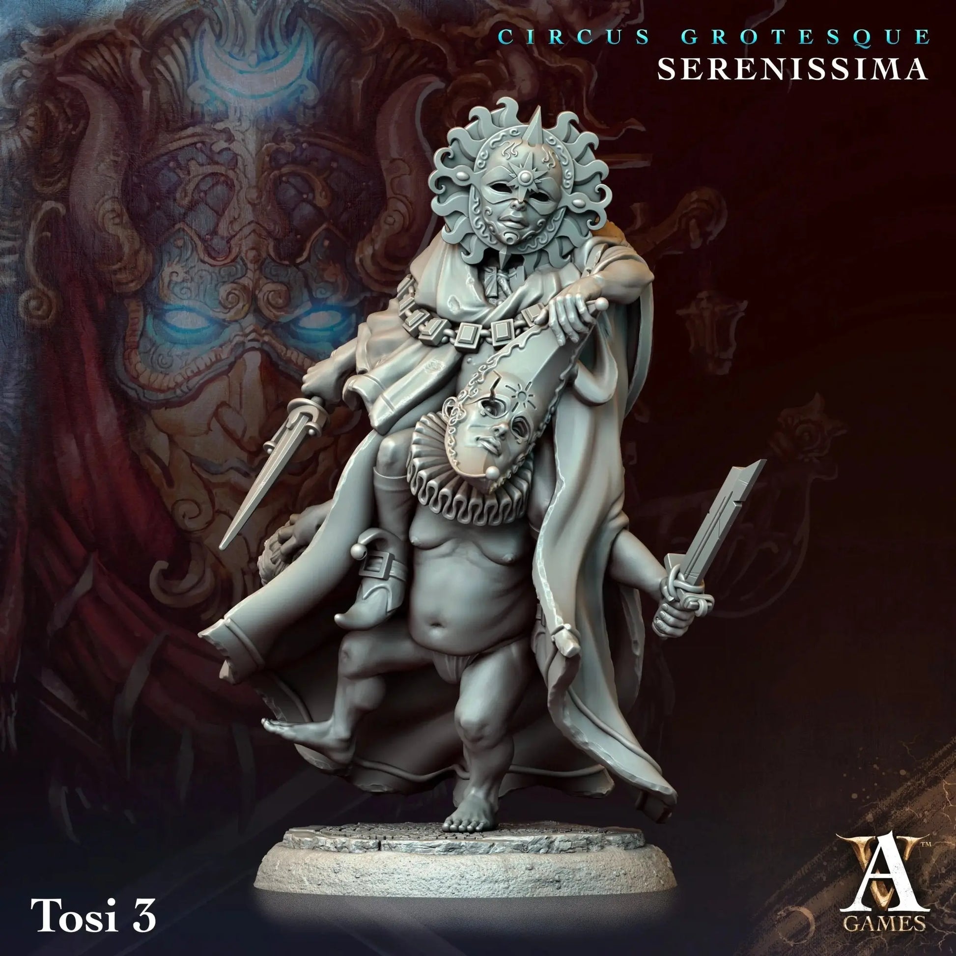 Circus Grotesque - Serenissima - STL Bundle - Archvillain Games
