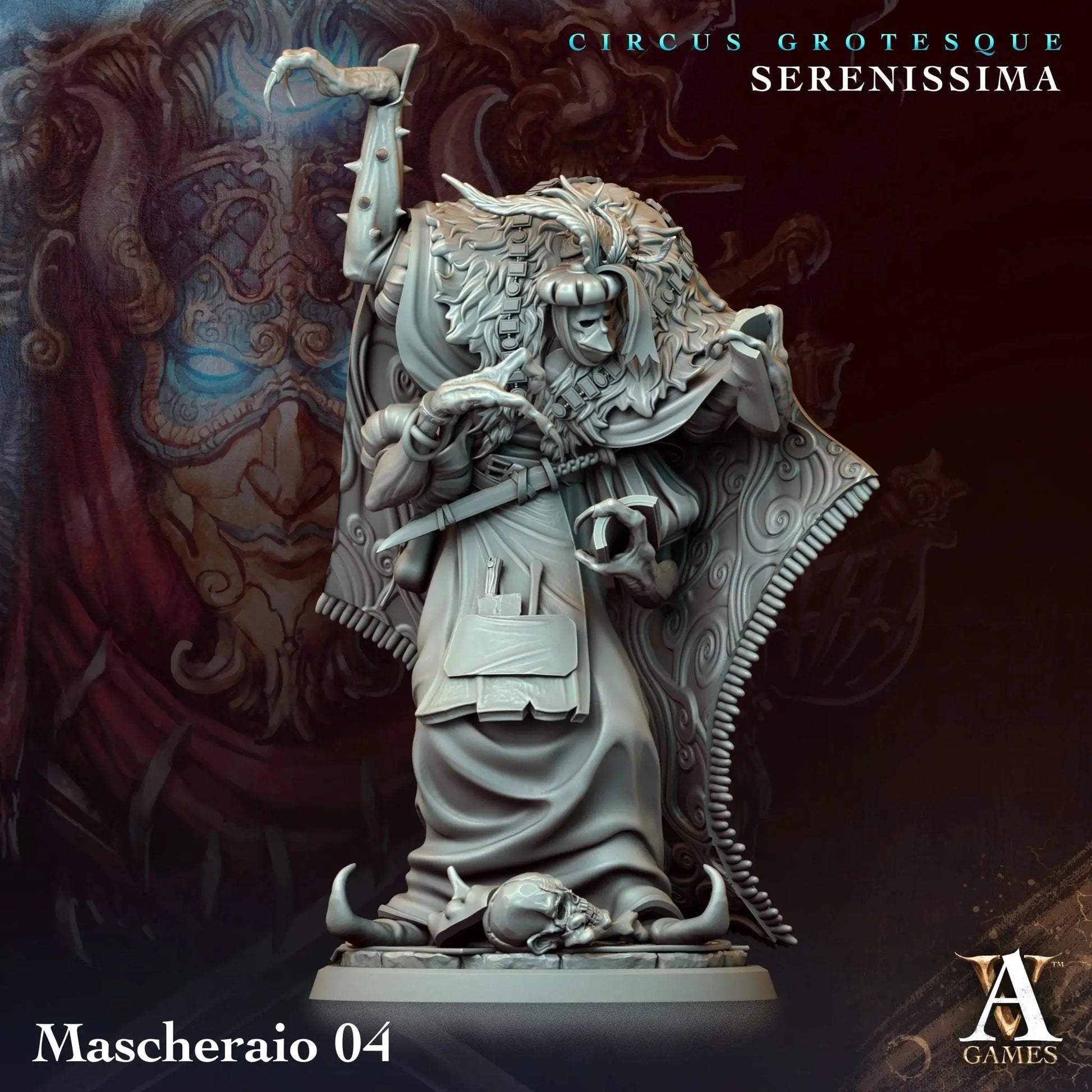 Circus Grotesque - Serenissima - STL Bundle - Archvillain Games