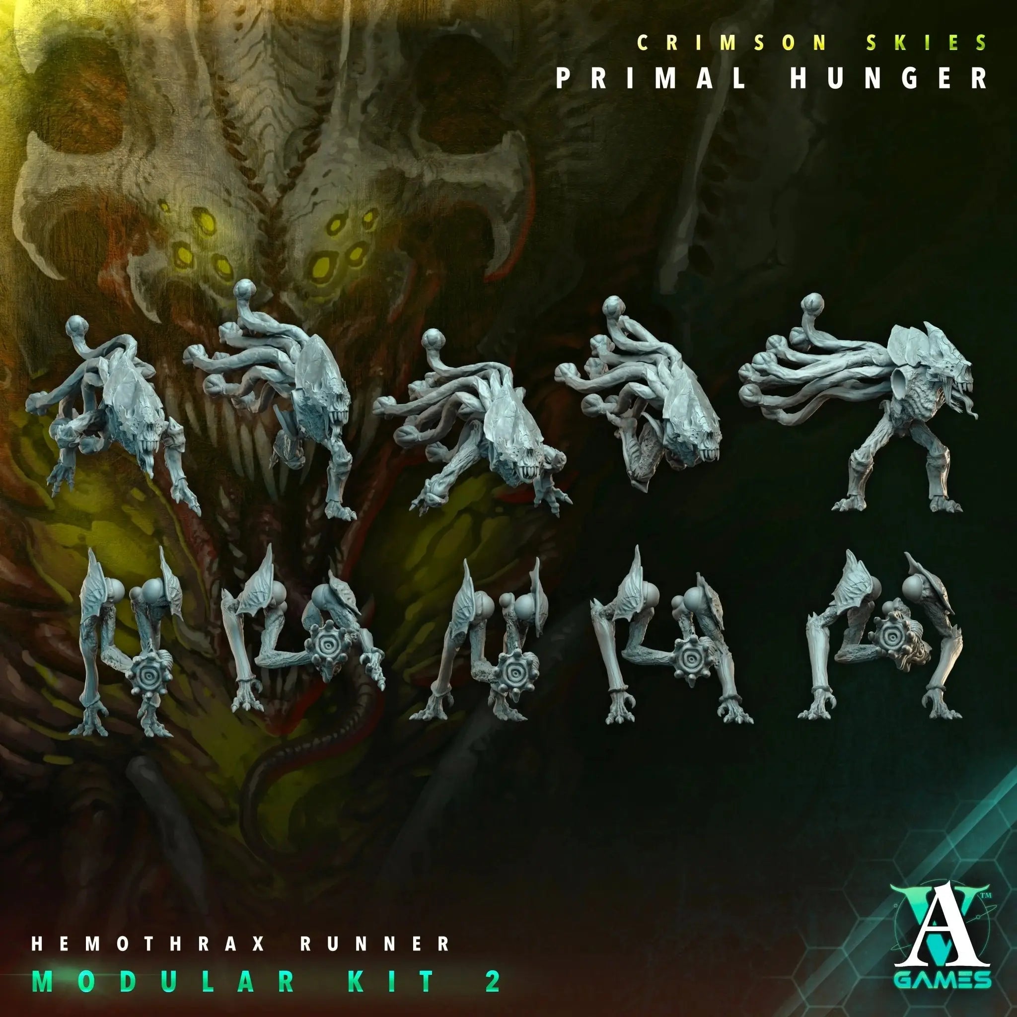 Crimson Skies - Primal Hunger - STL Bundle - Archvillain Games