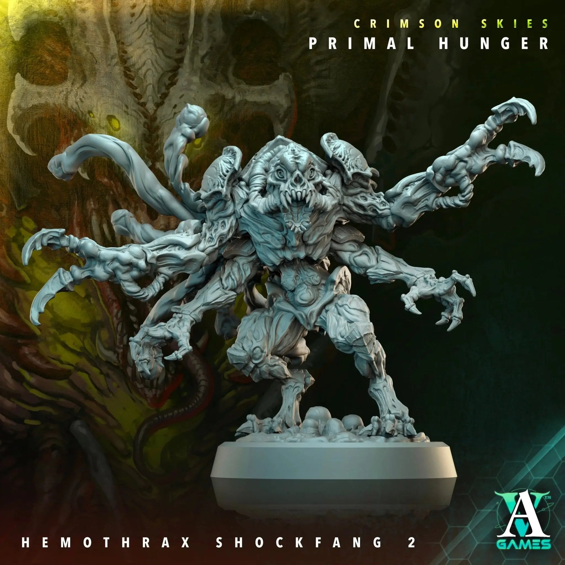 Crimson Skies - Primal Hunger - STL Bundle - Archvillain Games