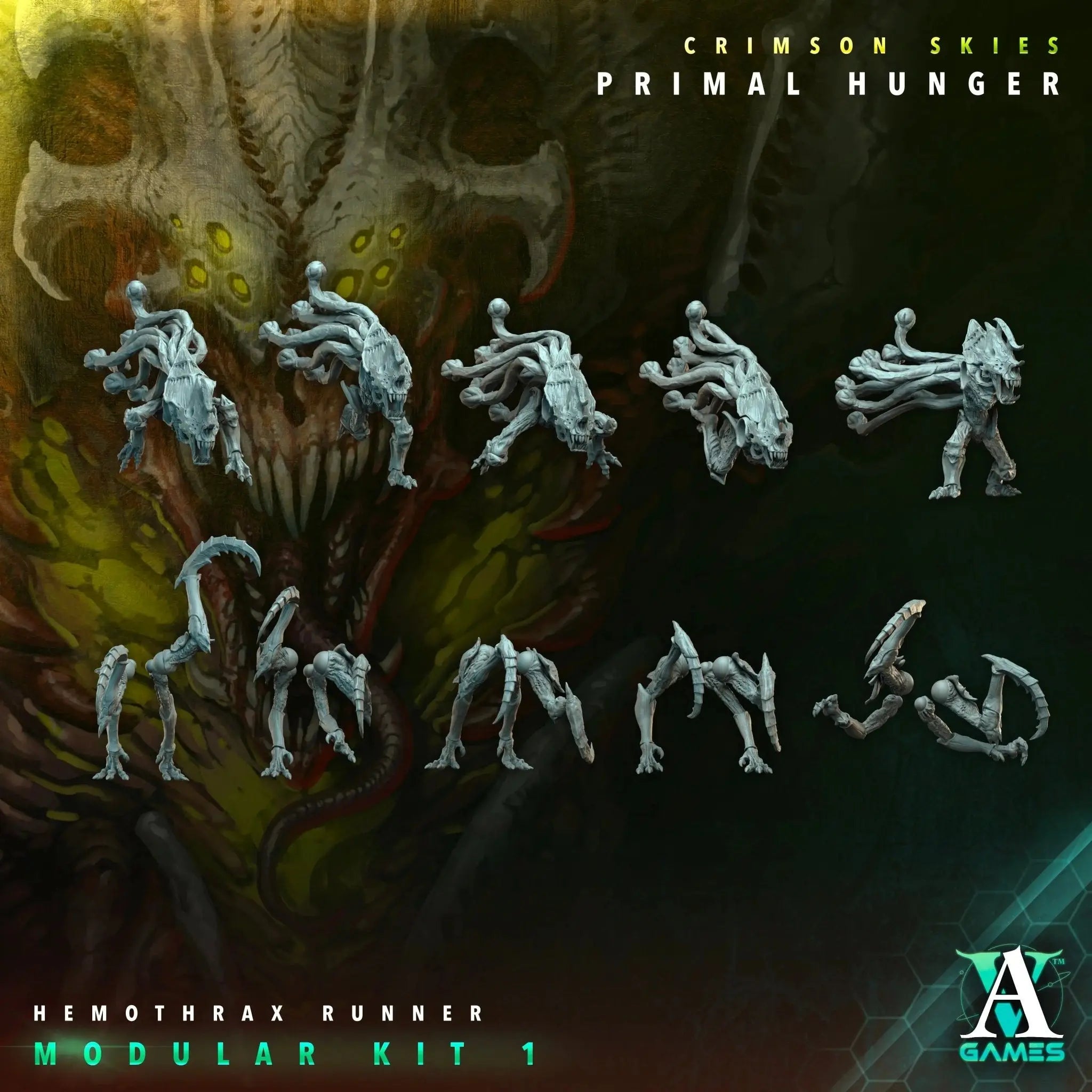 Crimson Skies - Primal Hunger - STL Bundle - Archvillain Games