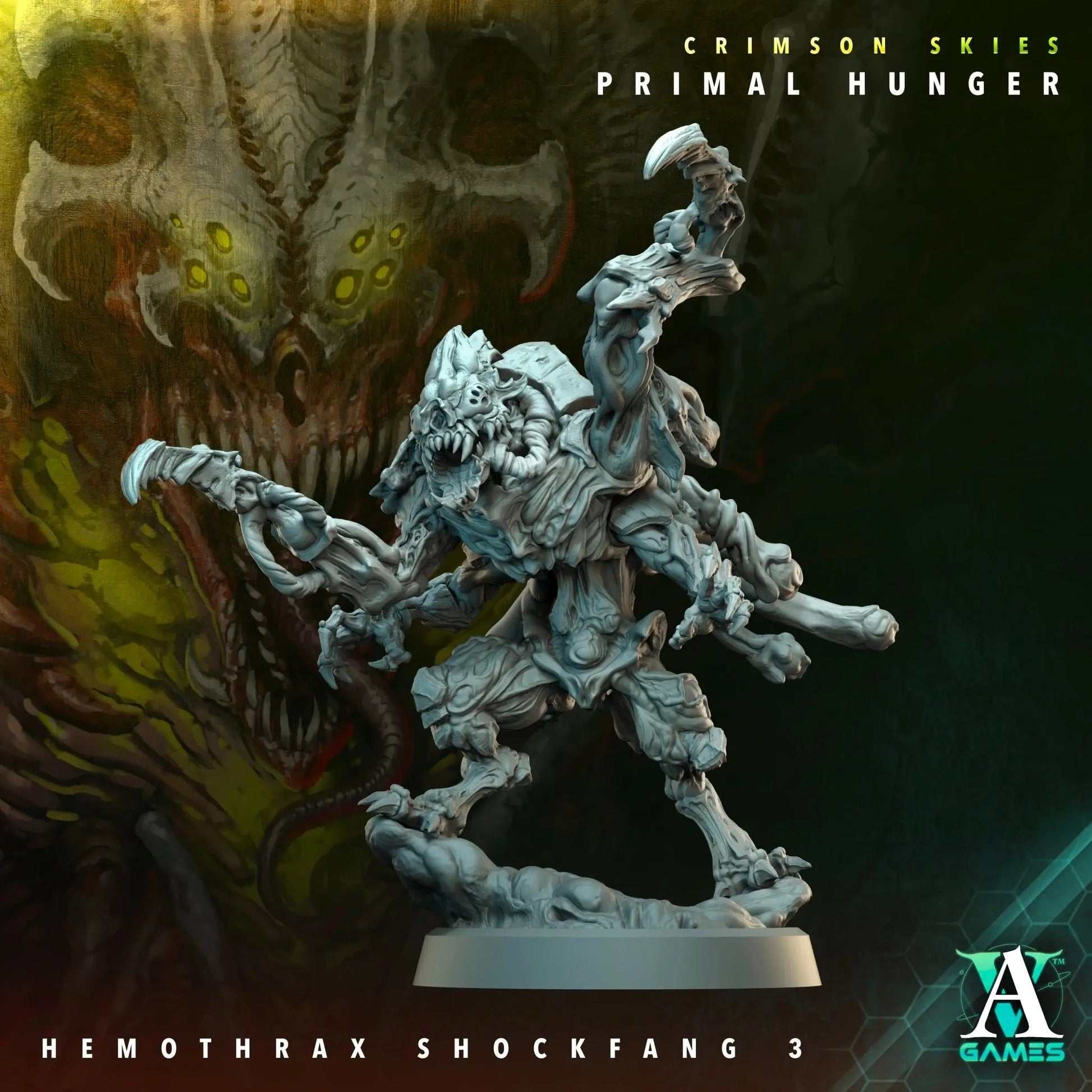 Crimson Skies - Primal Hunger - STL Bundle - Archvillain Games