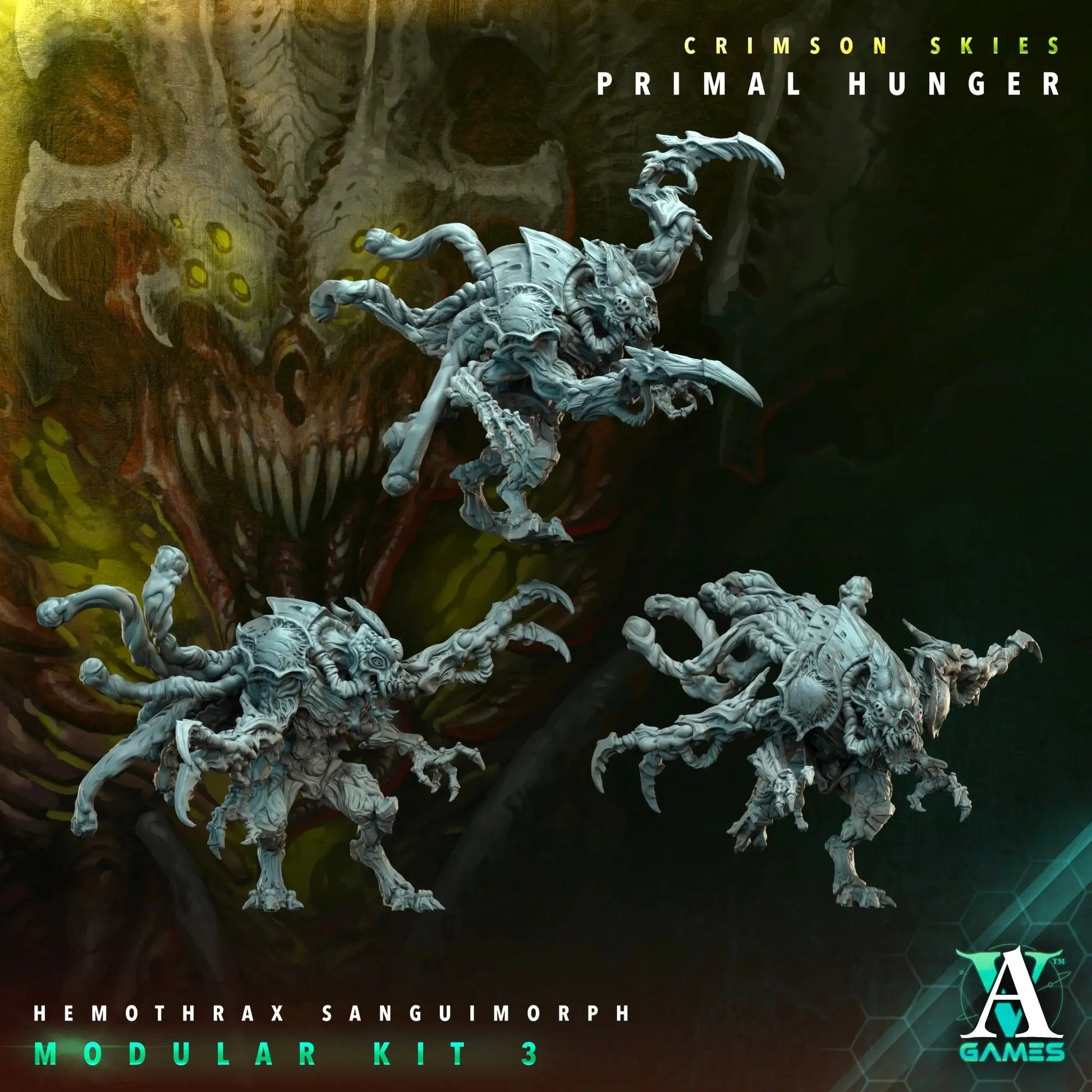 Crimson Skies - Primal Hunger - STL Bundle - Archvillain Games