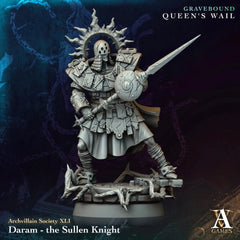 Daram - Τhe Sullen Knight - STL - Archvillain Games