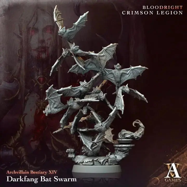 Darkfang Bat Swarm - STL - Archvillain Games