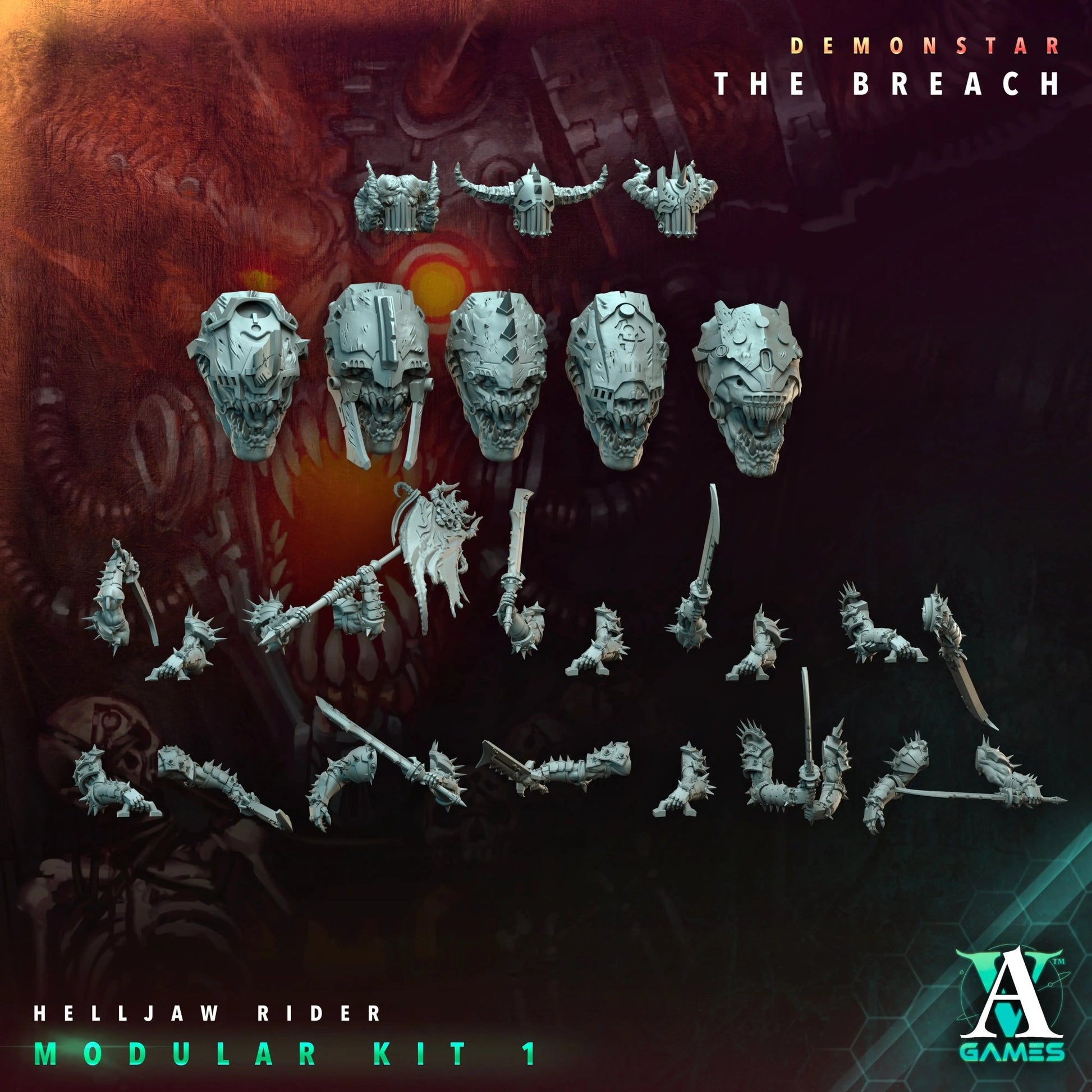 Demonrift Legions - The Breach - STL Bundle - Archvillain Games