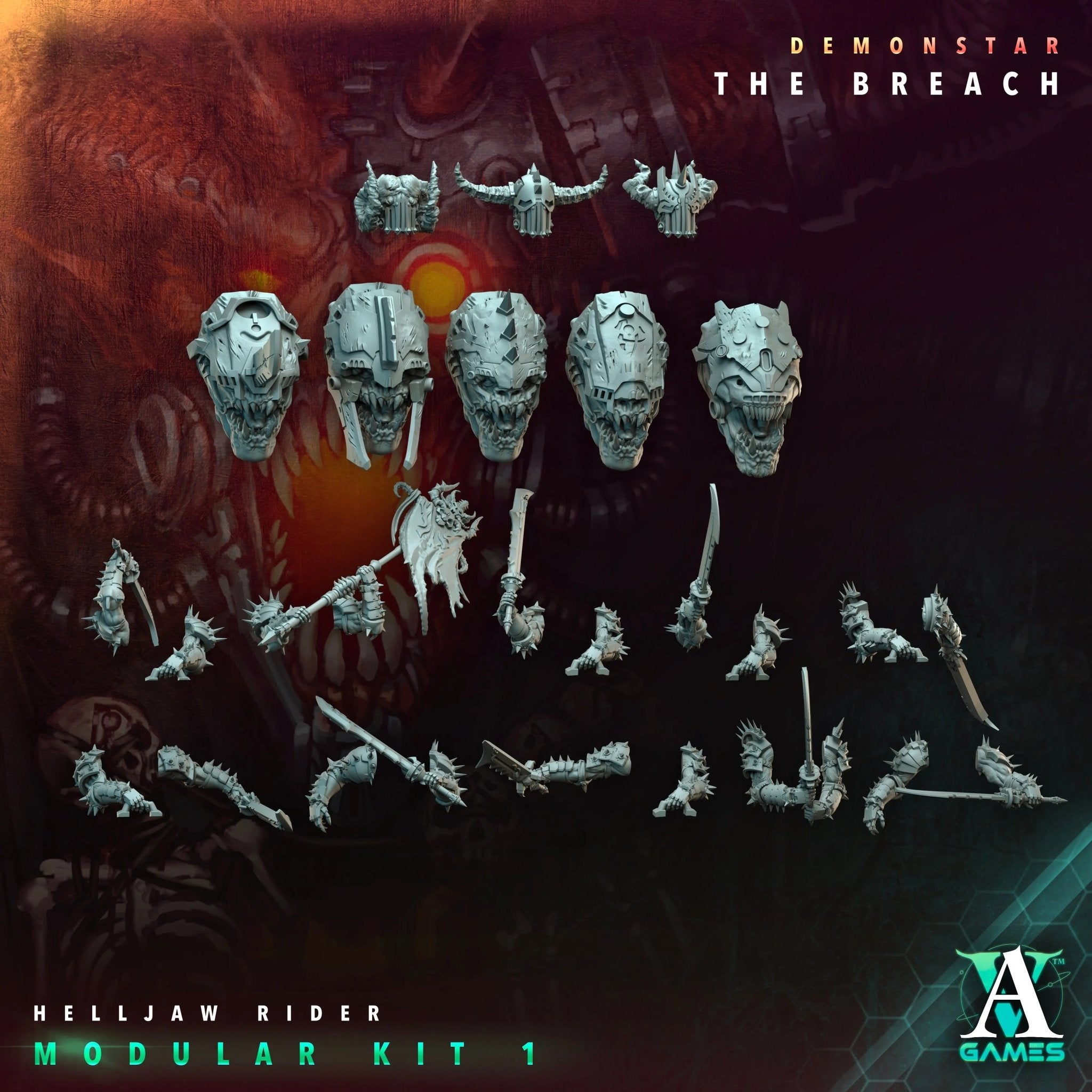 Demonrift Legions - The Breach - STL Bundle - Archvillain Games