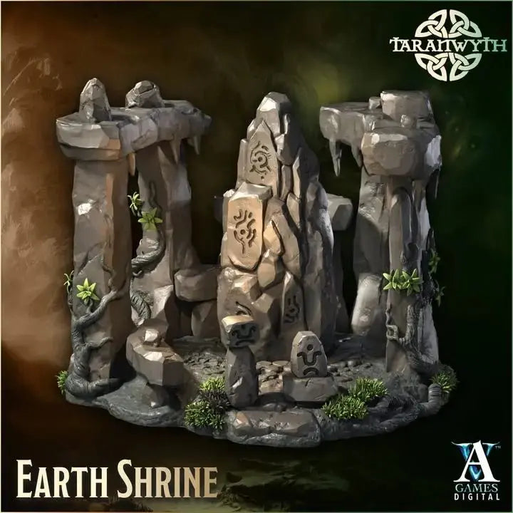 Earth Shrine - STL - Archvillain Games