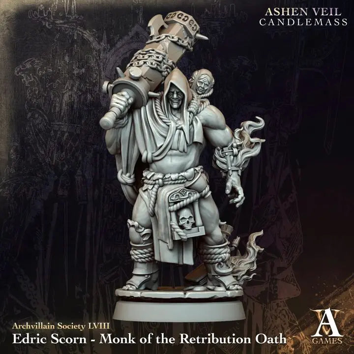 Edric Scorn - Monk of the Retribution Oath Archvillain Games