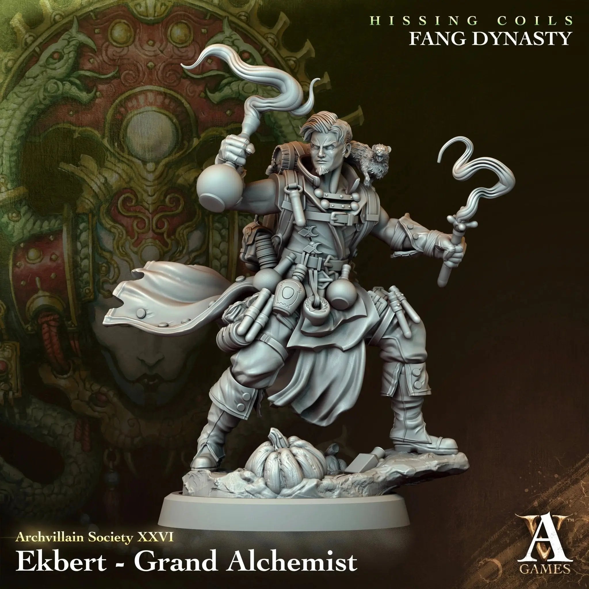 Ekbert - Grand Alchemist - STL - Archvillain Games