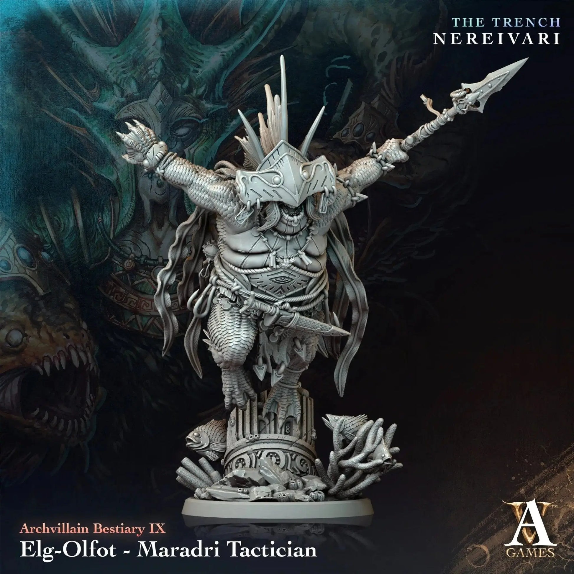 Elg - Olfot - Maradri Tactician - STL - Archvillain Games