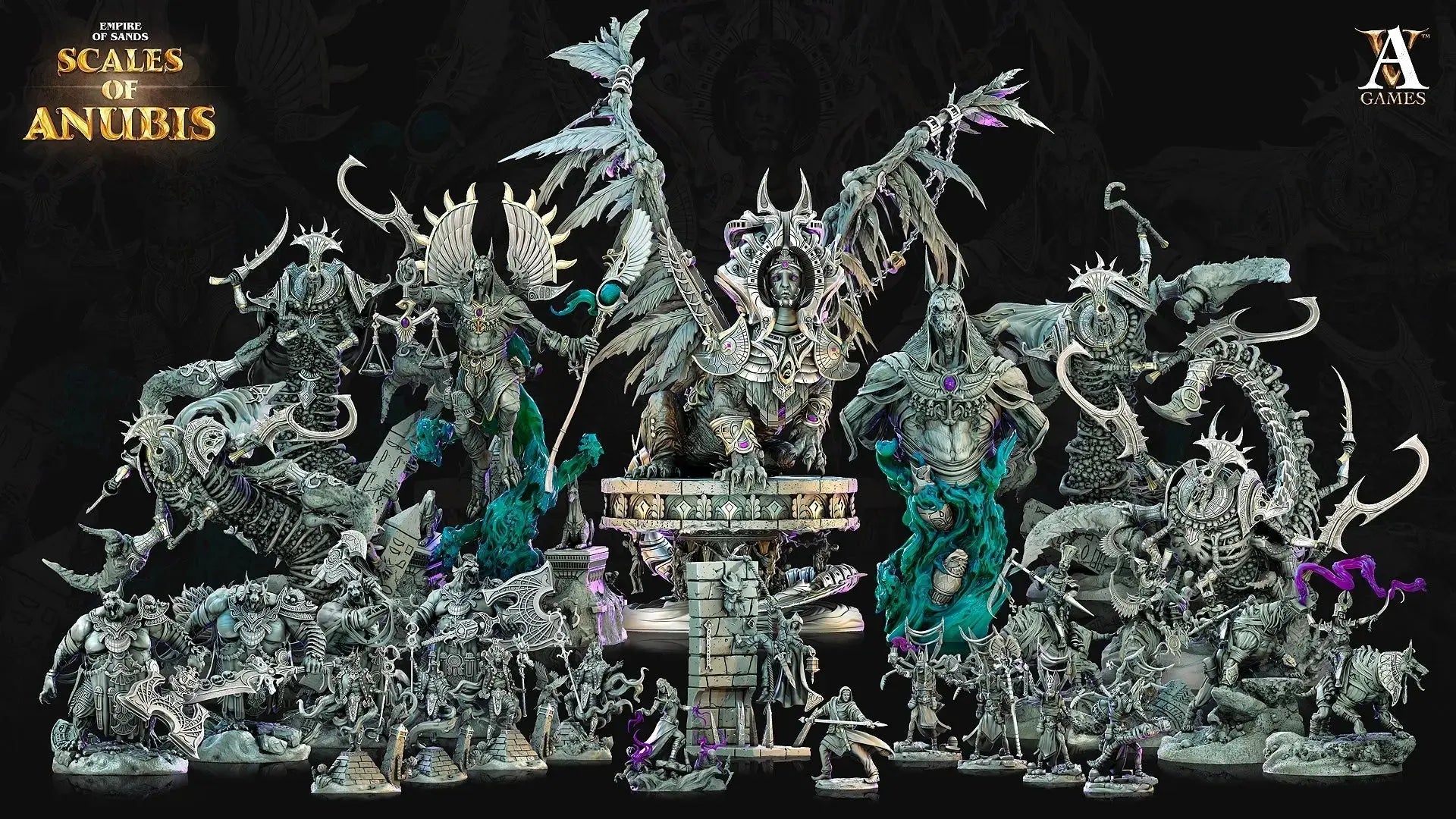 Empire of Sands - Scales of Anubis STL Bundle - Archvillain Games