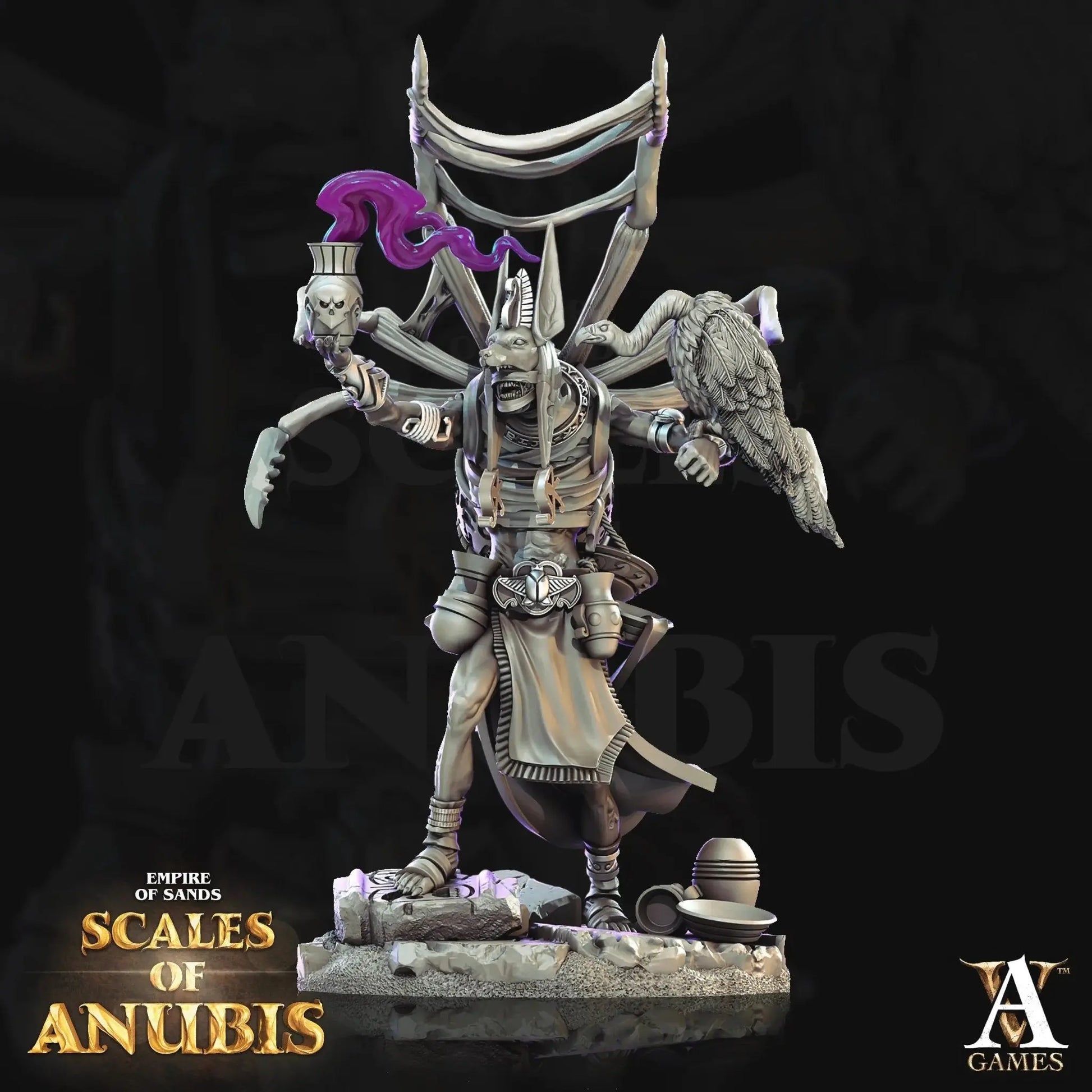 Empire of Sands - Scales of Anubis STL Bundle - Archvillain Games