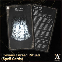 Erevan's Cursed Rituals - Spell Cards PDF - Archvillain Games