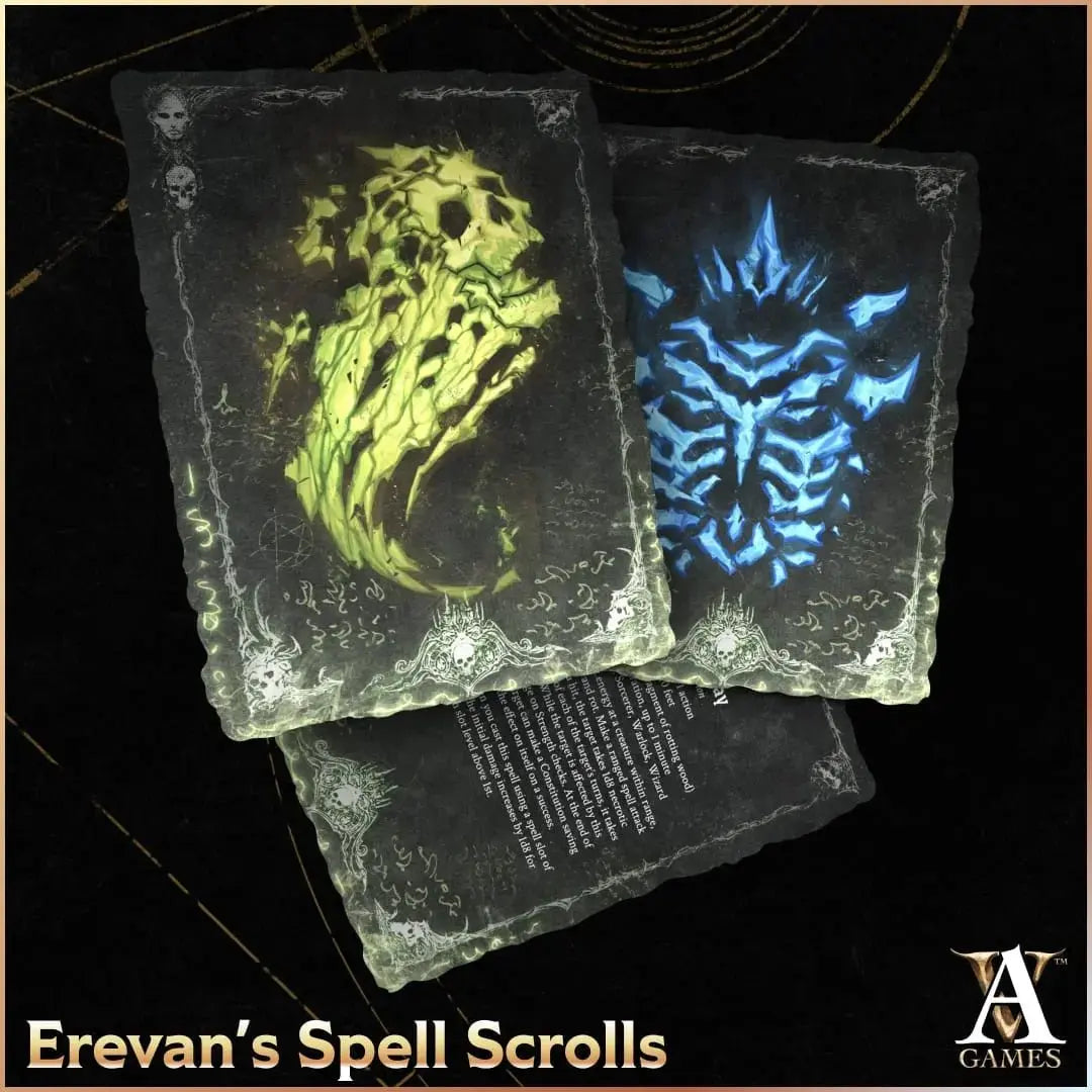 Erevan's Forsaken Spell Scrolls - Digital Handouts - Archvillain Games