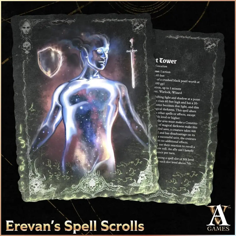 Erevan's Forsaken Spell Scrolls - Digital Handouts - Archvillain Games