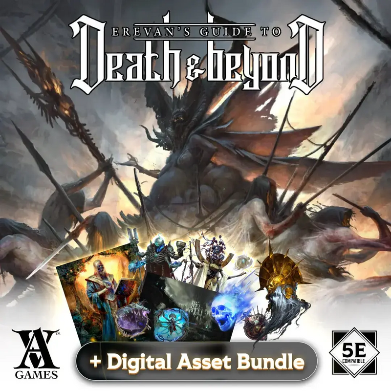 Erevan’s Guide to Death & Beyond - PDF - Archvillain Games