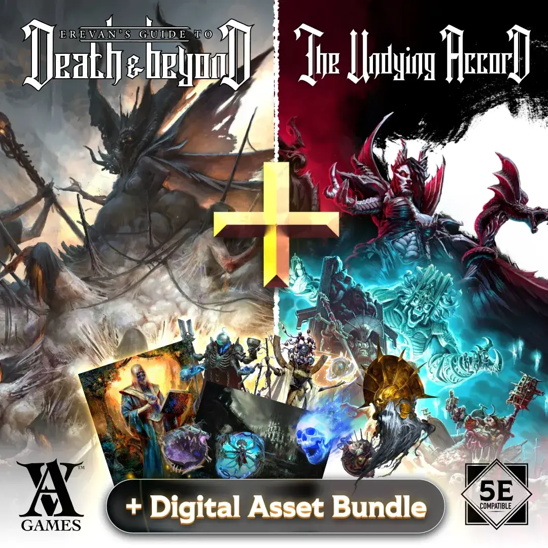 Erevan’s Guide to Death & Beyond + The Undying Accord - PDF Bundle - Archvillain Games