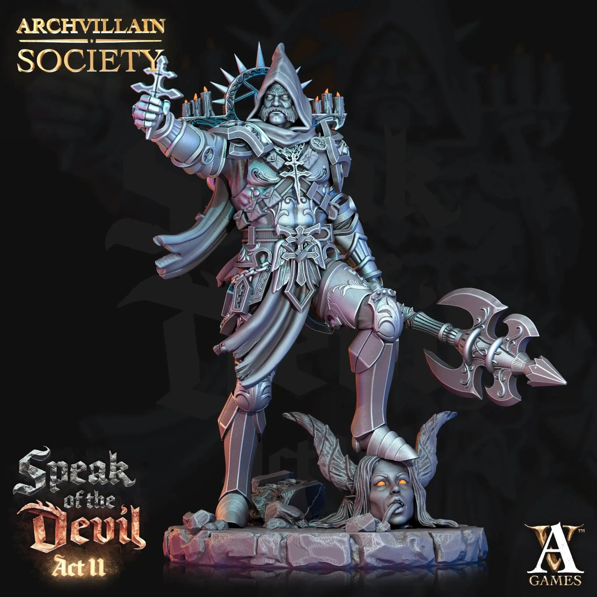 Evgen Yegorov - Demonhunter Inquisitor - STL - Archvillain Games