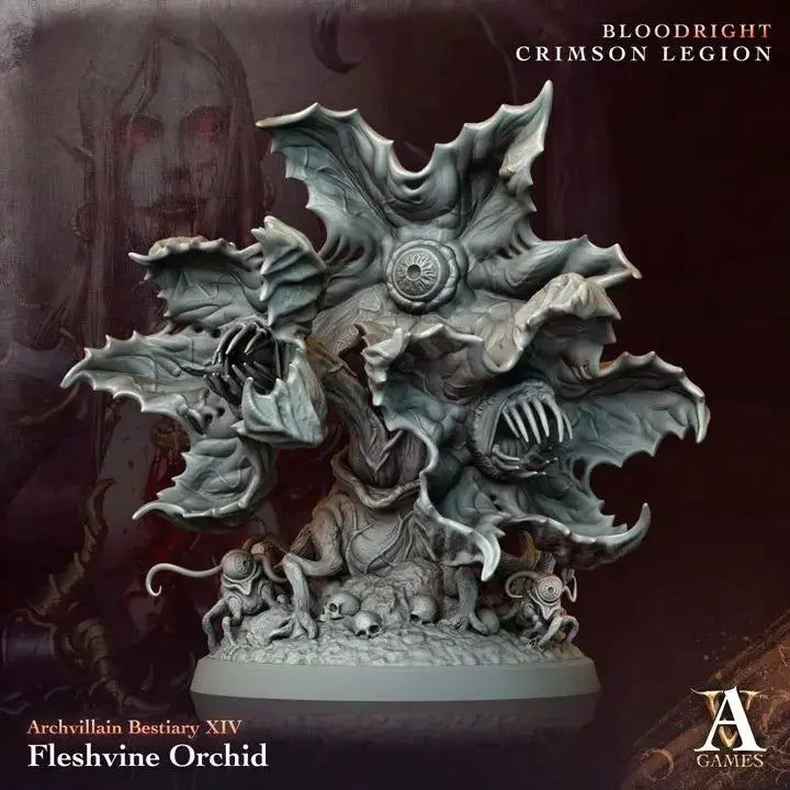 Fleshvine Orchid - STL - Archvillain Games