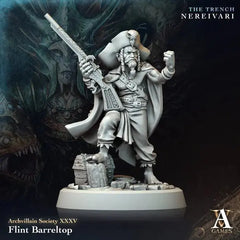 Flint Barreltop - STL - Archvillain Games
