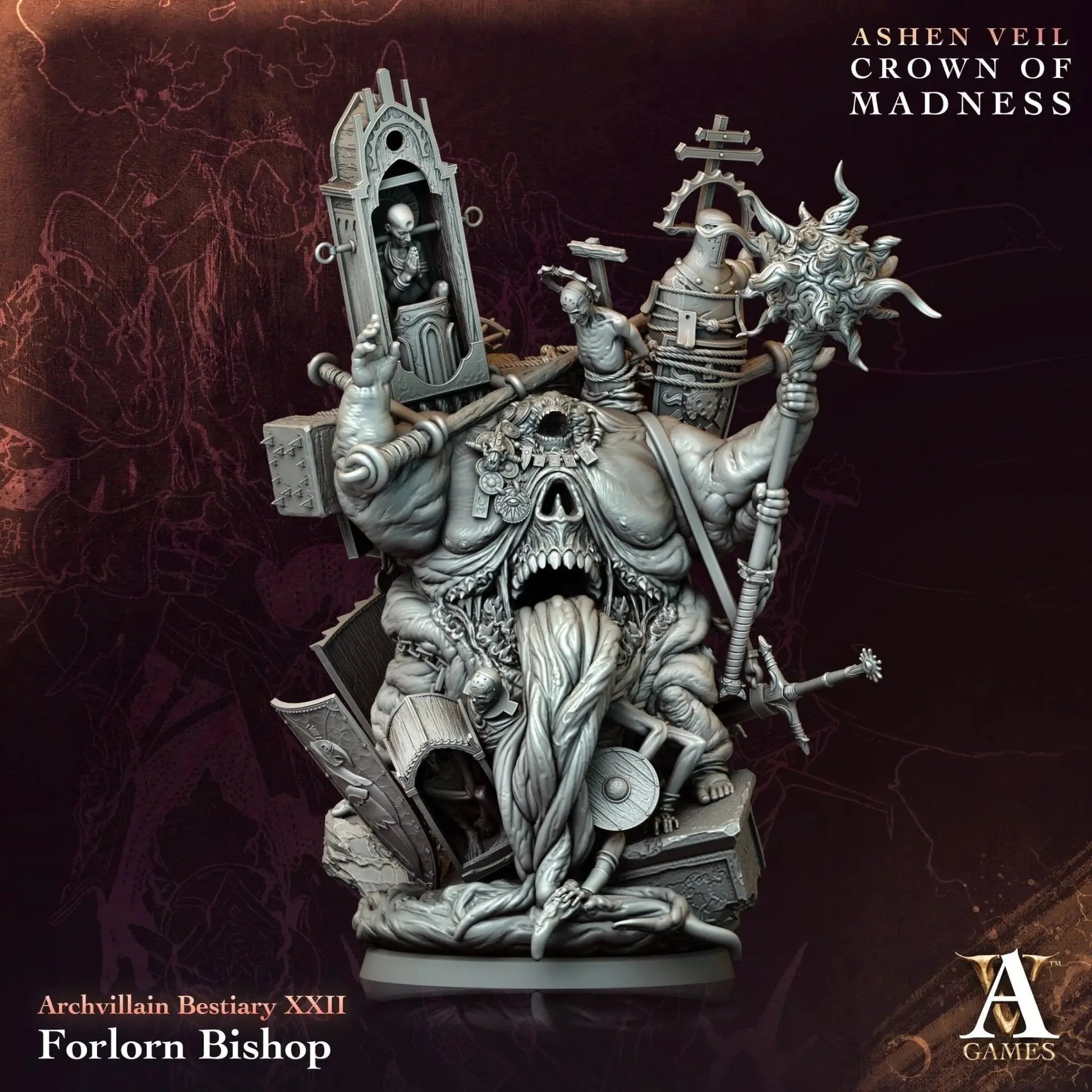 Forlorn Bishop - STL - Archvillain Games