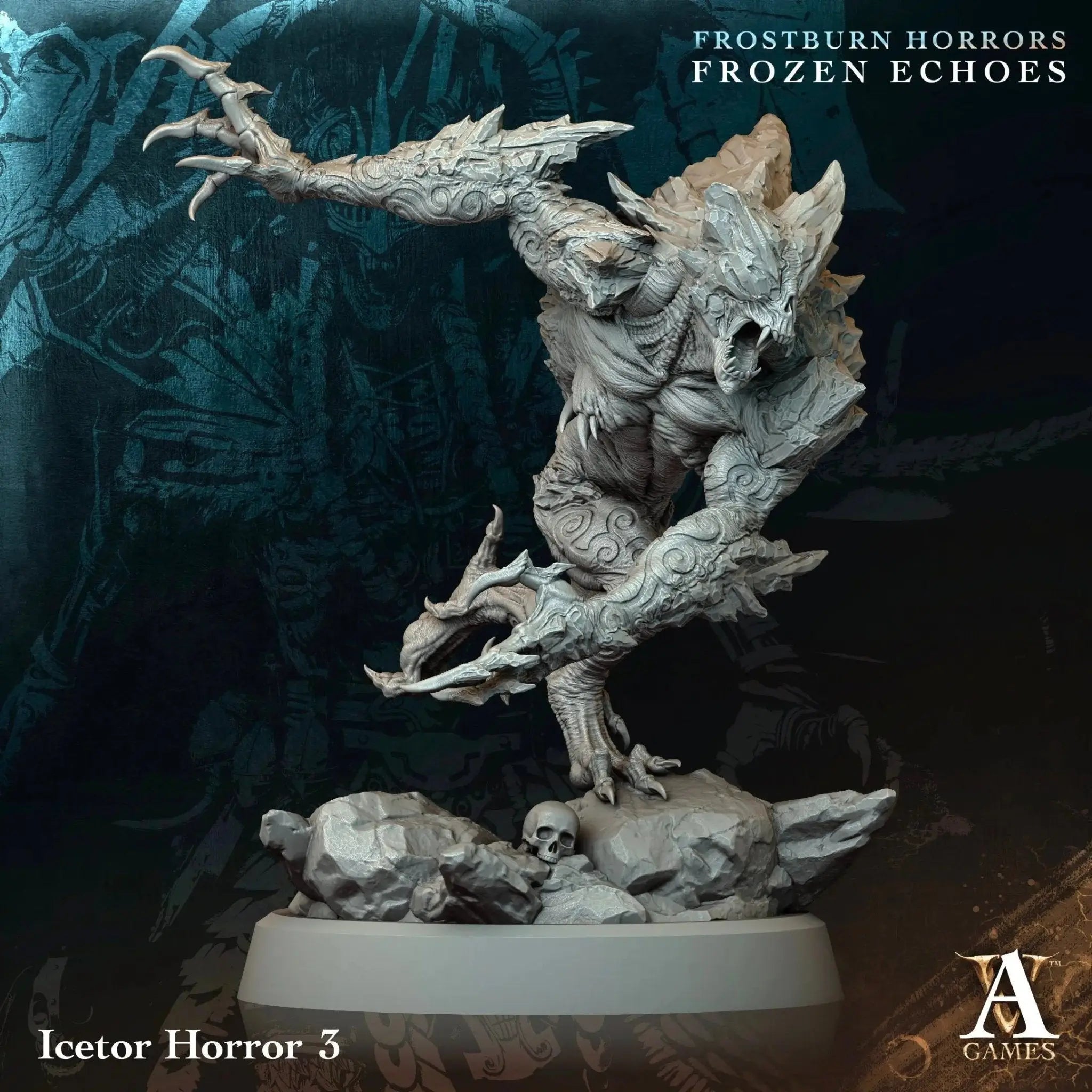 Frostburn Horrors - Frozen Echoes - STL Bundle - Archvillain Games