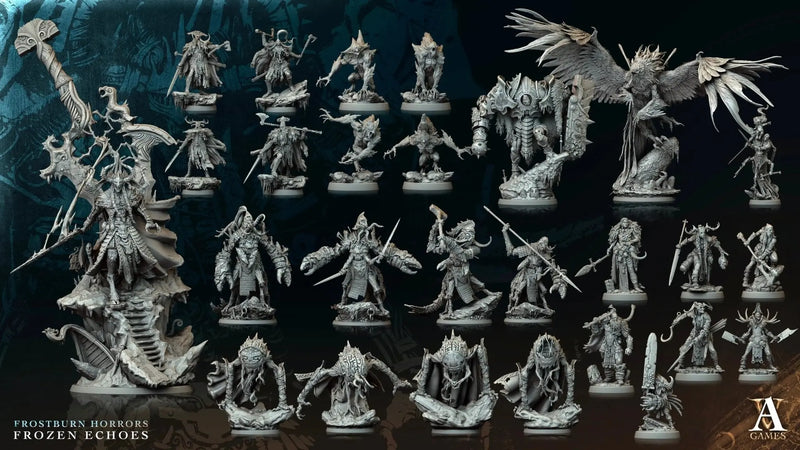 Frostburn Horrors - Frozen Echoes - STL Bundle - Archvillain Games