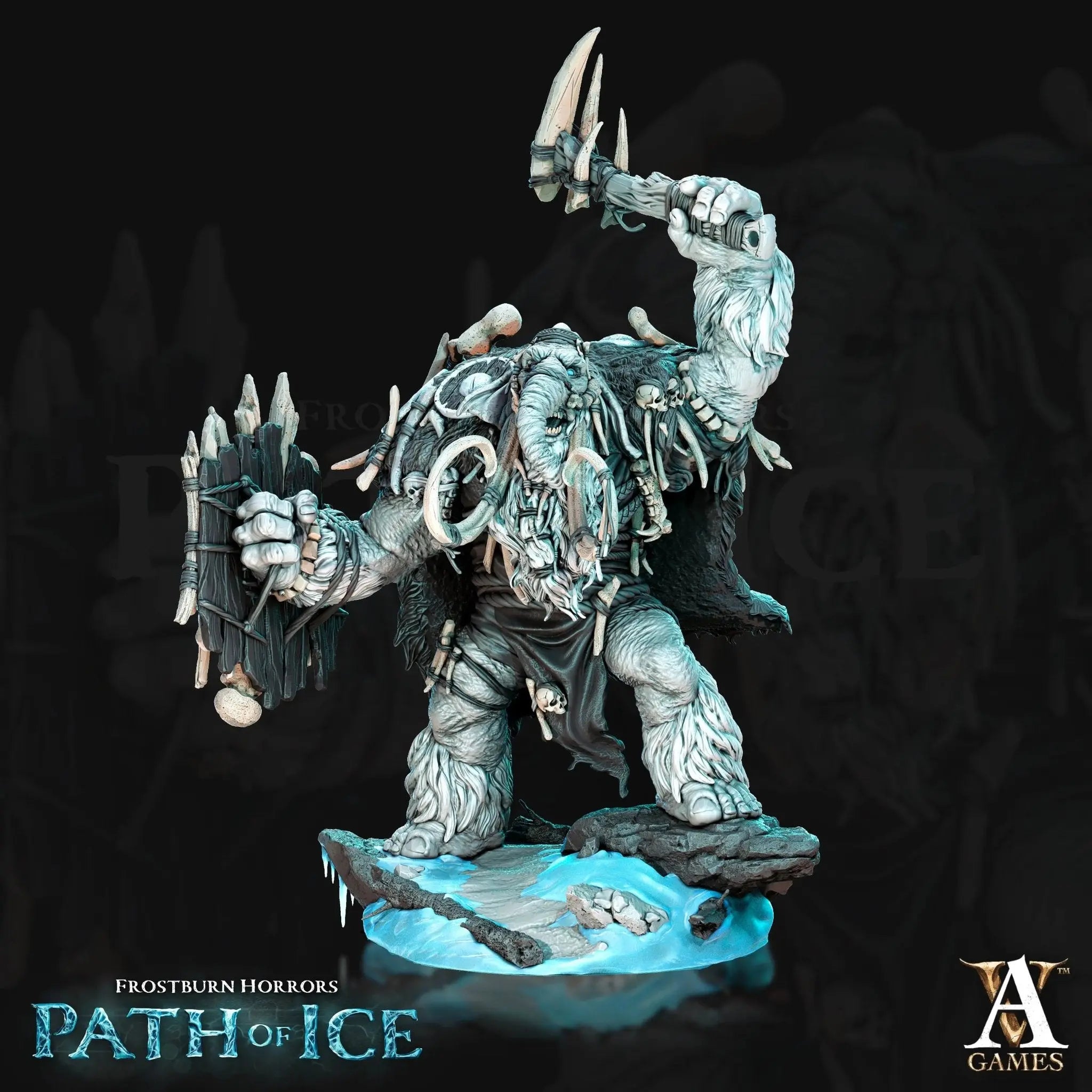 Frostburn Horrors - Path of Ice - STL Bundle - Archvillain Games