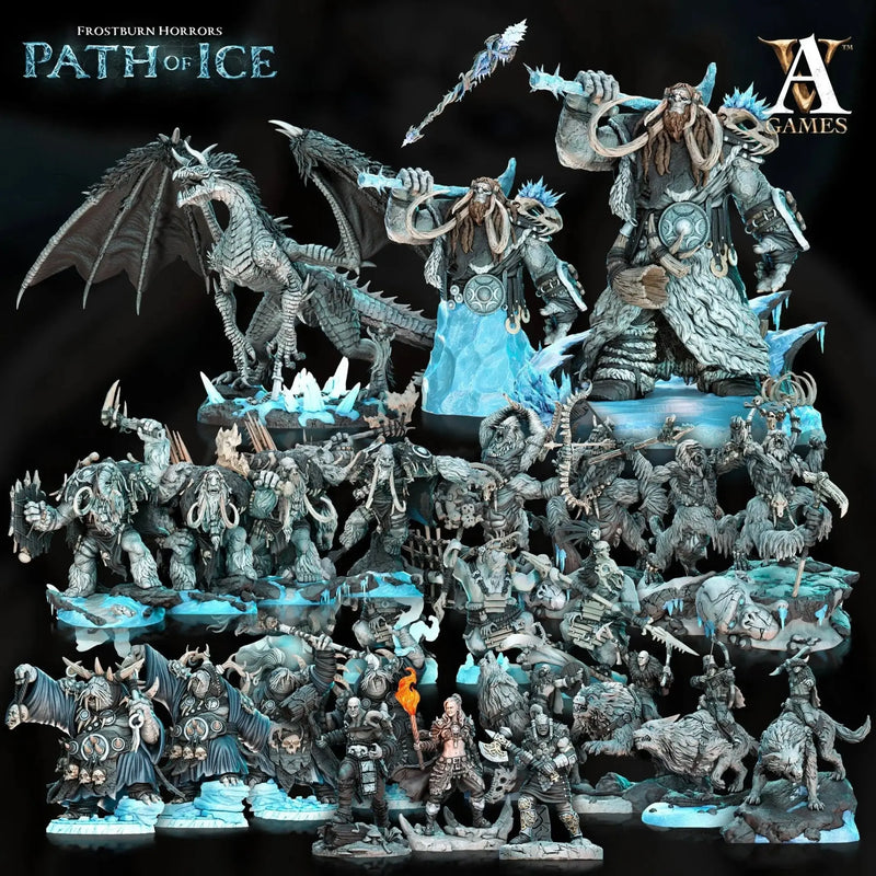 Frostburn Horrors - Path of Ice - STL Bundle - Archvillain Games