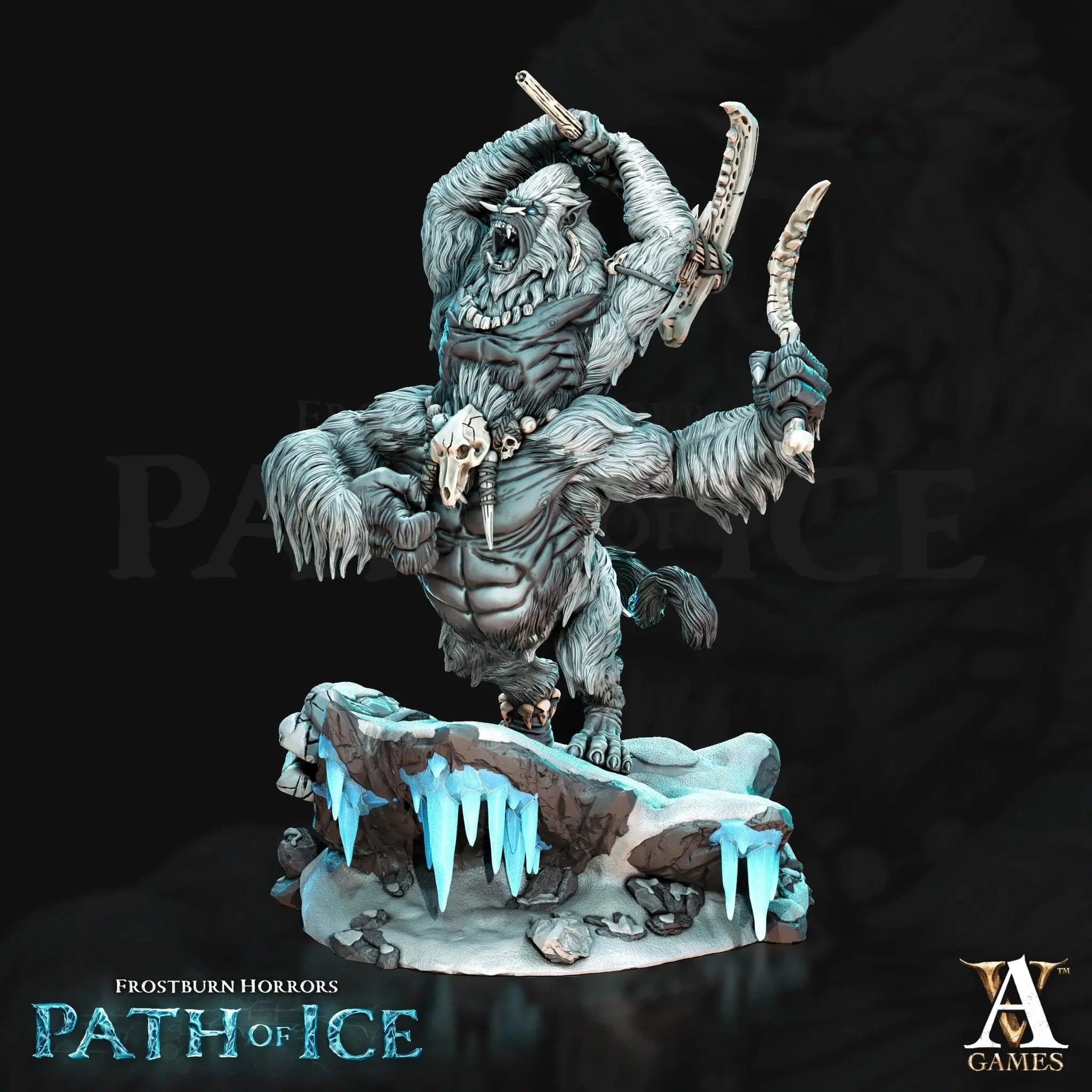 Frostburn Horrors - Path of Ice - STL Bundle - Archvillain Games