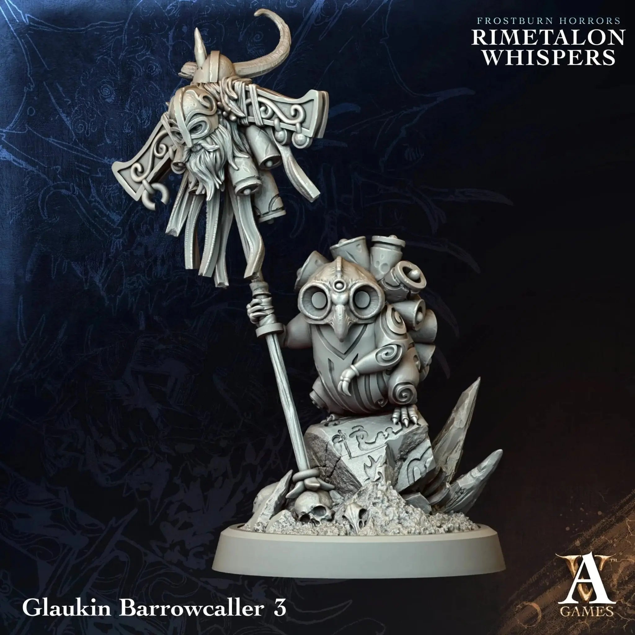 Frostburn Horrors - Rimetalon Whispers - STL Bundle - Archvillain Games