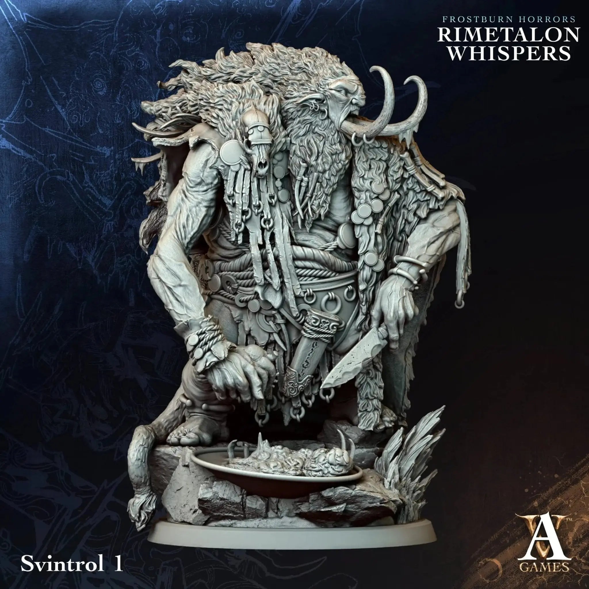 Frostburn Horrors - Rimetalon Whispers - STL Bundle - Archvillain Games