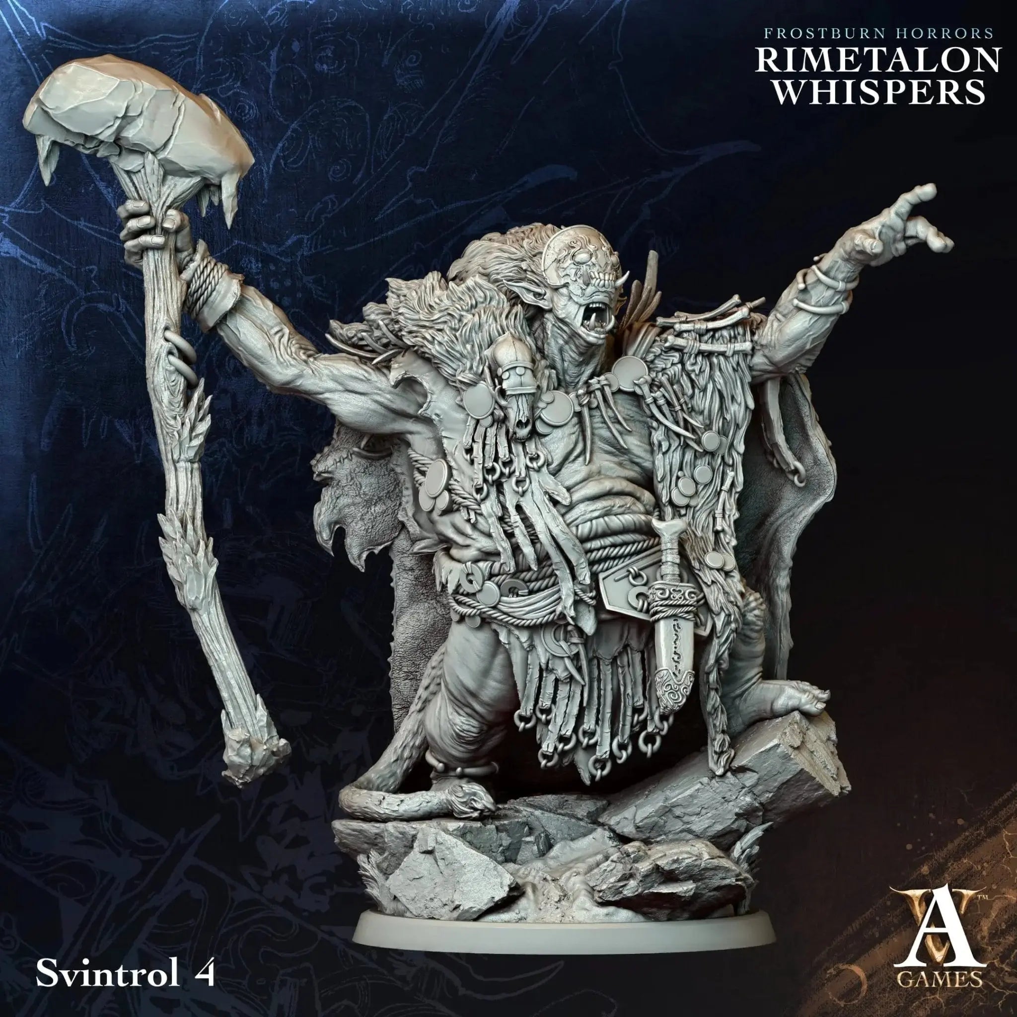 Frostburn Horrors - Rimetalon Whispers - STL Bundle - Archvillain Games