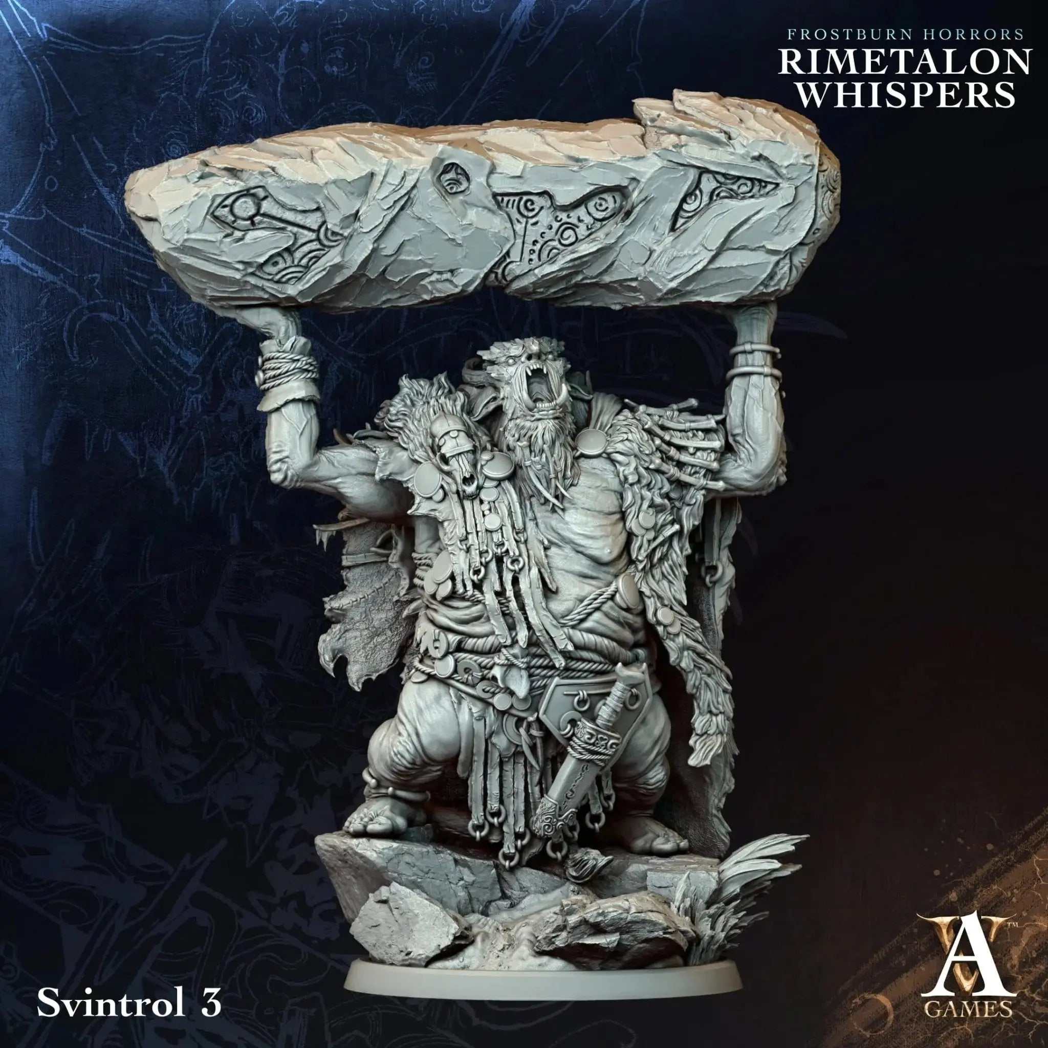 Frostburn Horrors - Rimetalon Whispers - STL Bundle - Archvillain Games