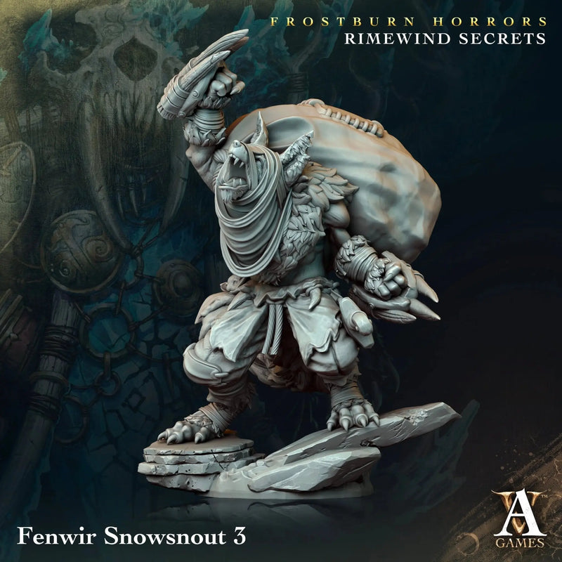 Frostburn Horrors - Rimewind Secrets - STL Bundle - Archvillain Games