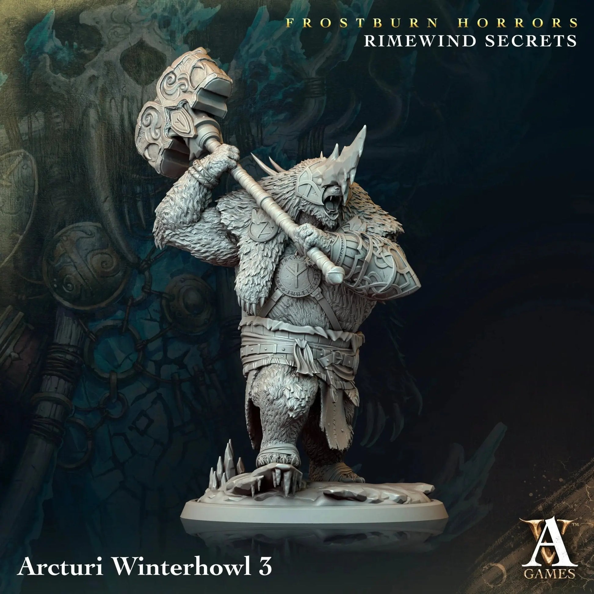 Frostburn Horrors - Rimewind Secrets - STL Bundle - Archvillain Games
