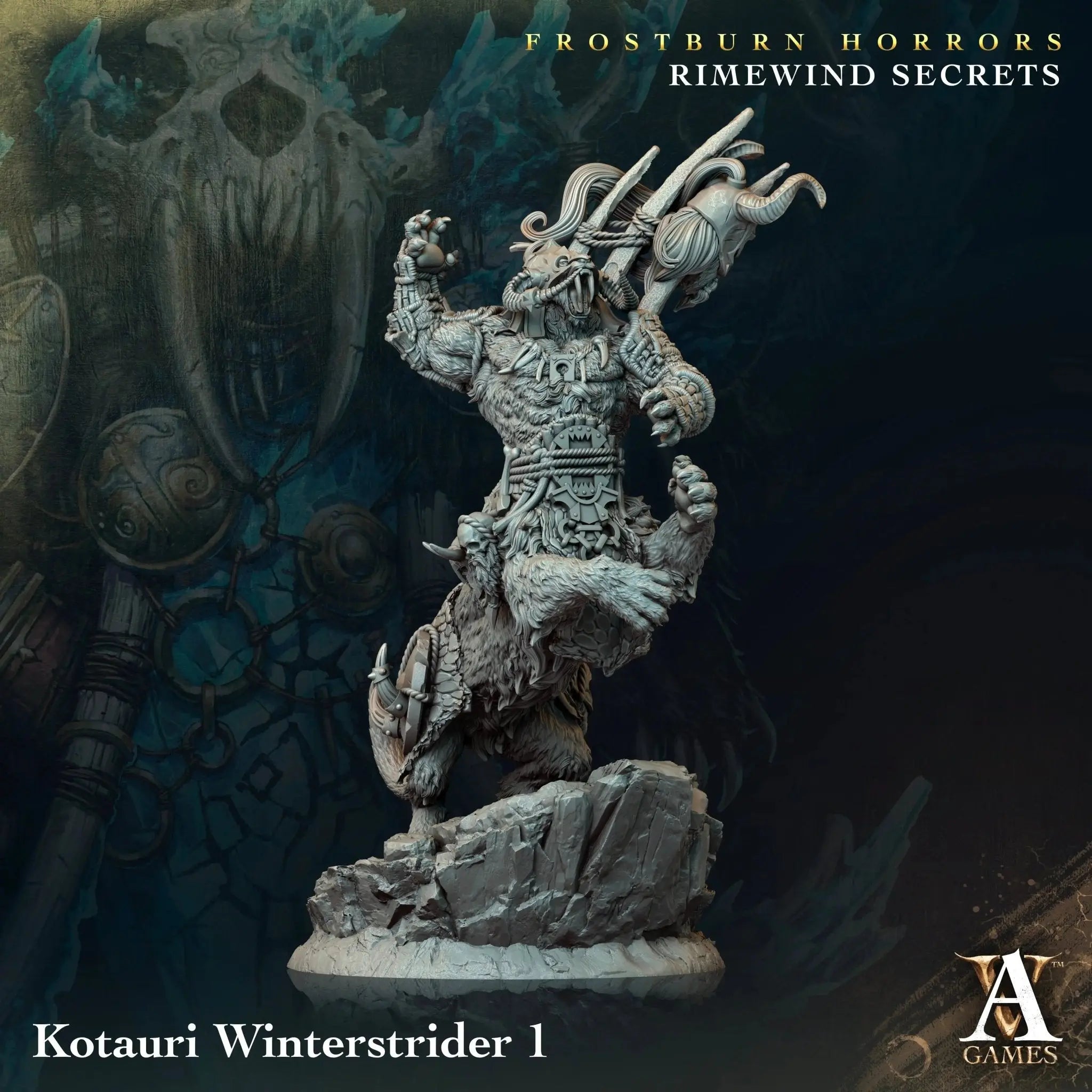 Frostburn Horrors - Rimewind Secrets - STL Bundle - Archvillain Games