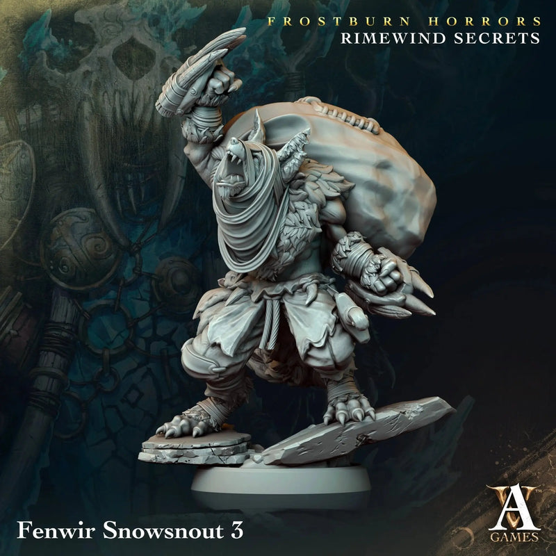 Frostburn Horrors - Rimewind Secrets - STL Bundle - Archvillain Games