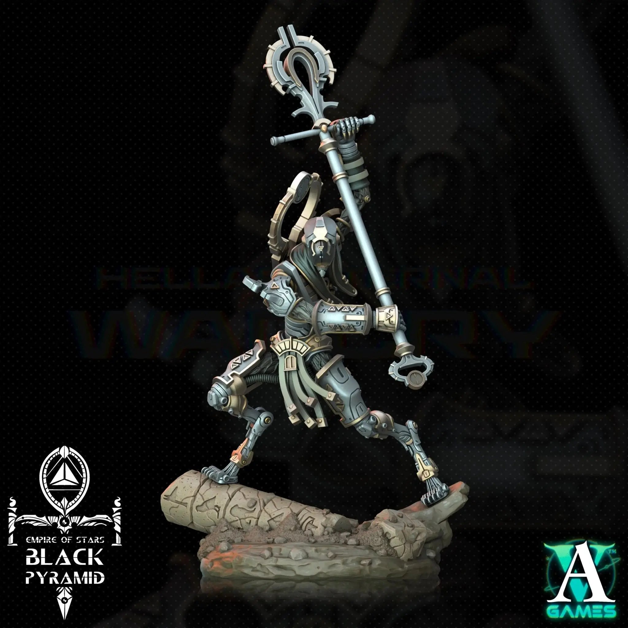 Galactic Pharaohs - Black Pyramid - STL Bundle - Archvillain Games