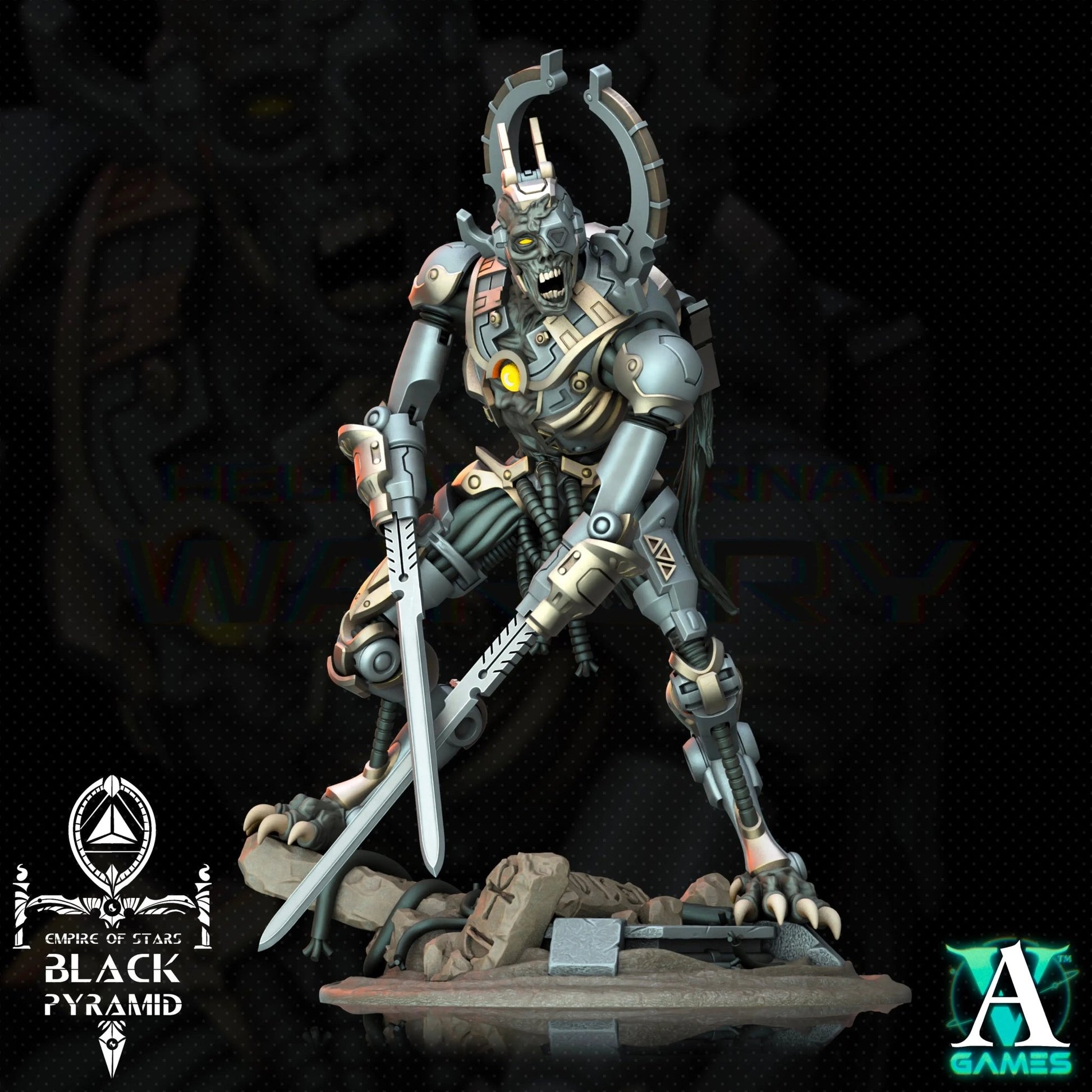 Galactic Pharaohs - Black Pyramid - STL Bundle - Archvillain Games