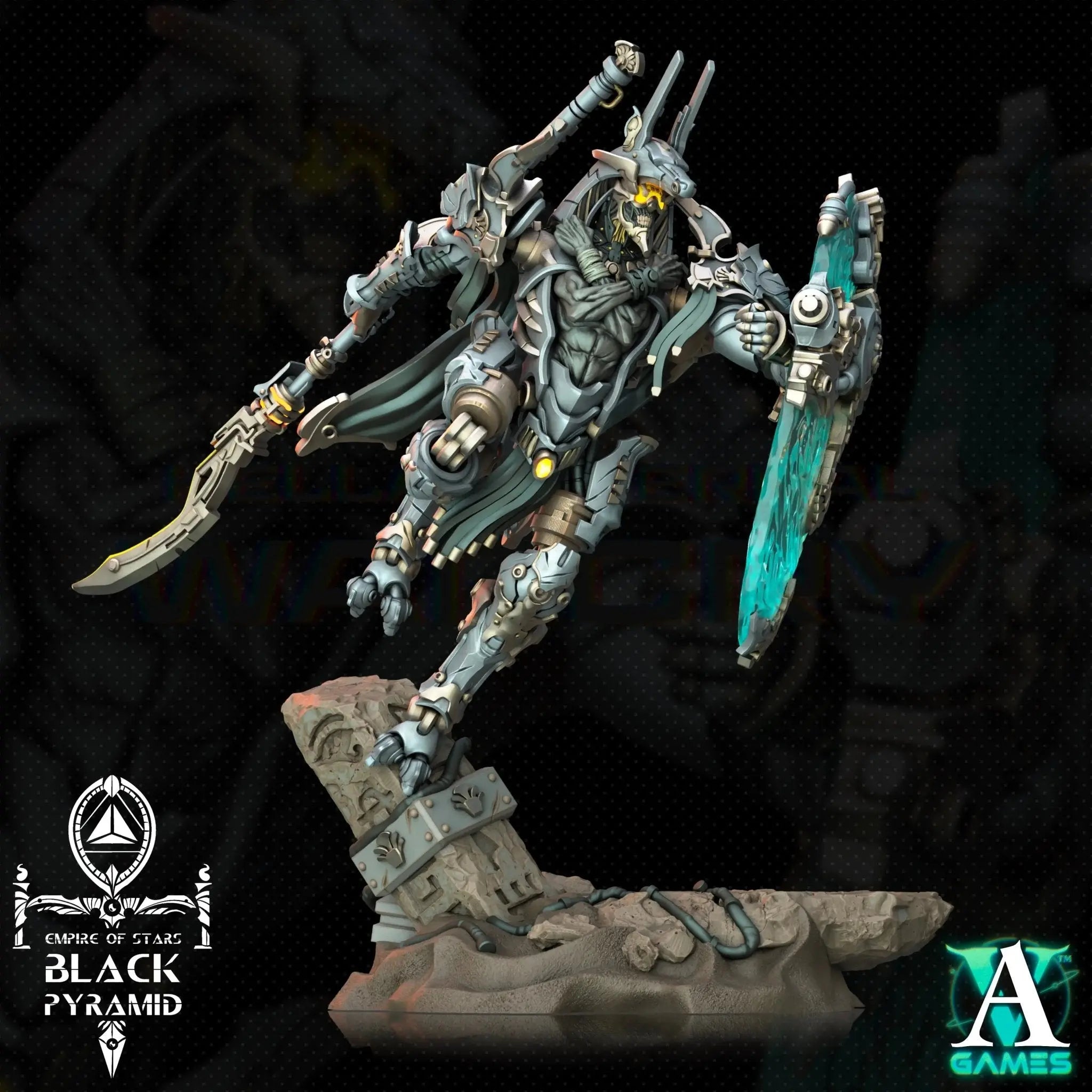 Galactic Pharaohs - Black Pyramid - STL Bundle - Archvillain Games