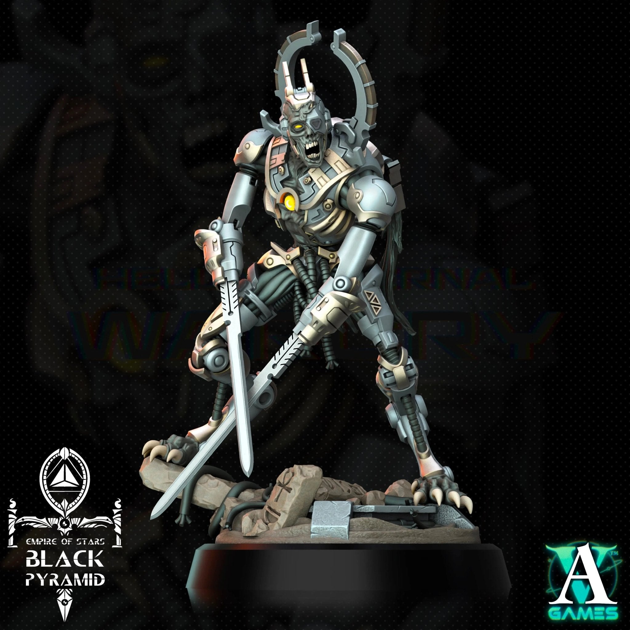 Galactic Pharaohs - Black Pyramid - STL Bundle - Archvillain Games