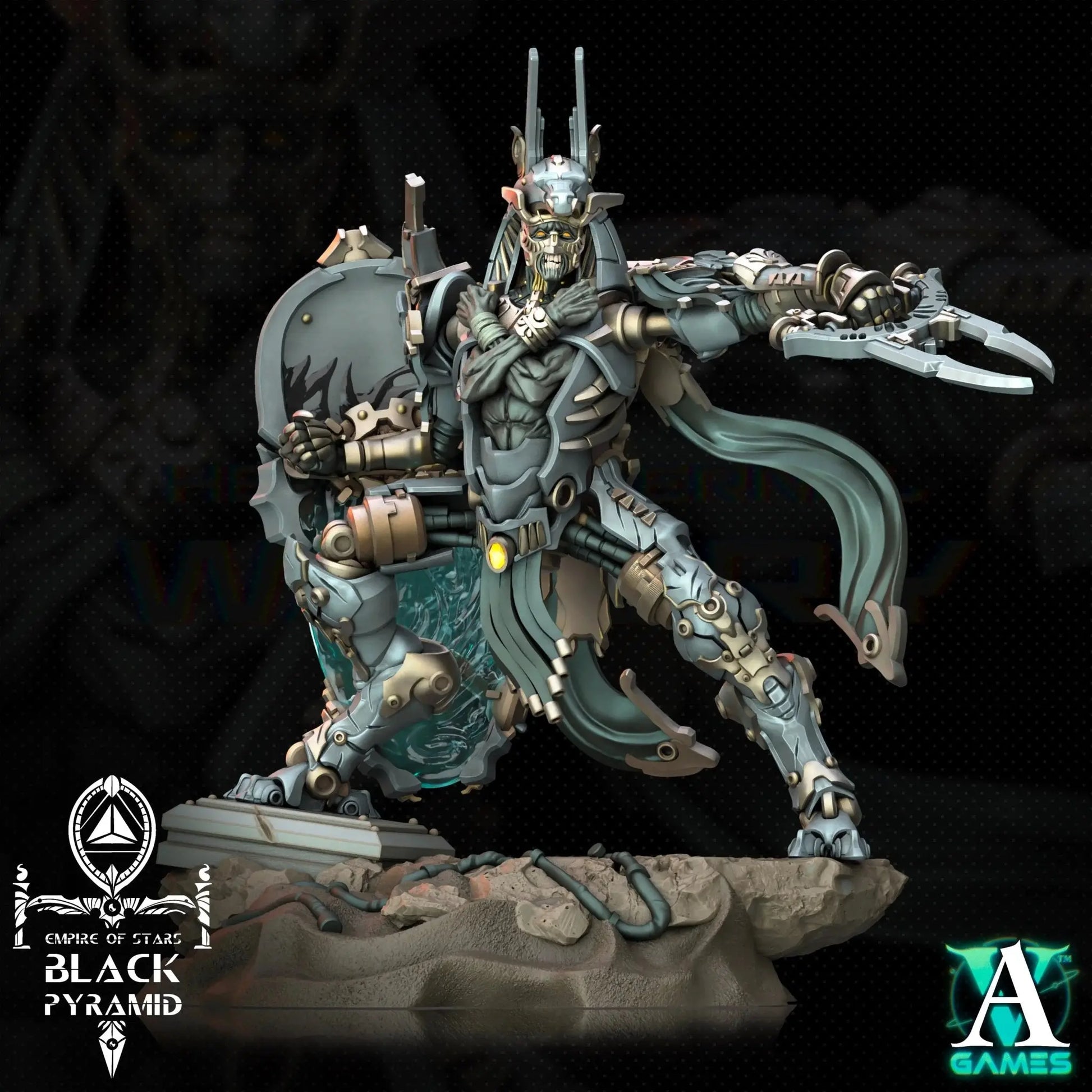 Galactic Pharaohs - Black Pyramid - STL Bundle - Archvillain Games