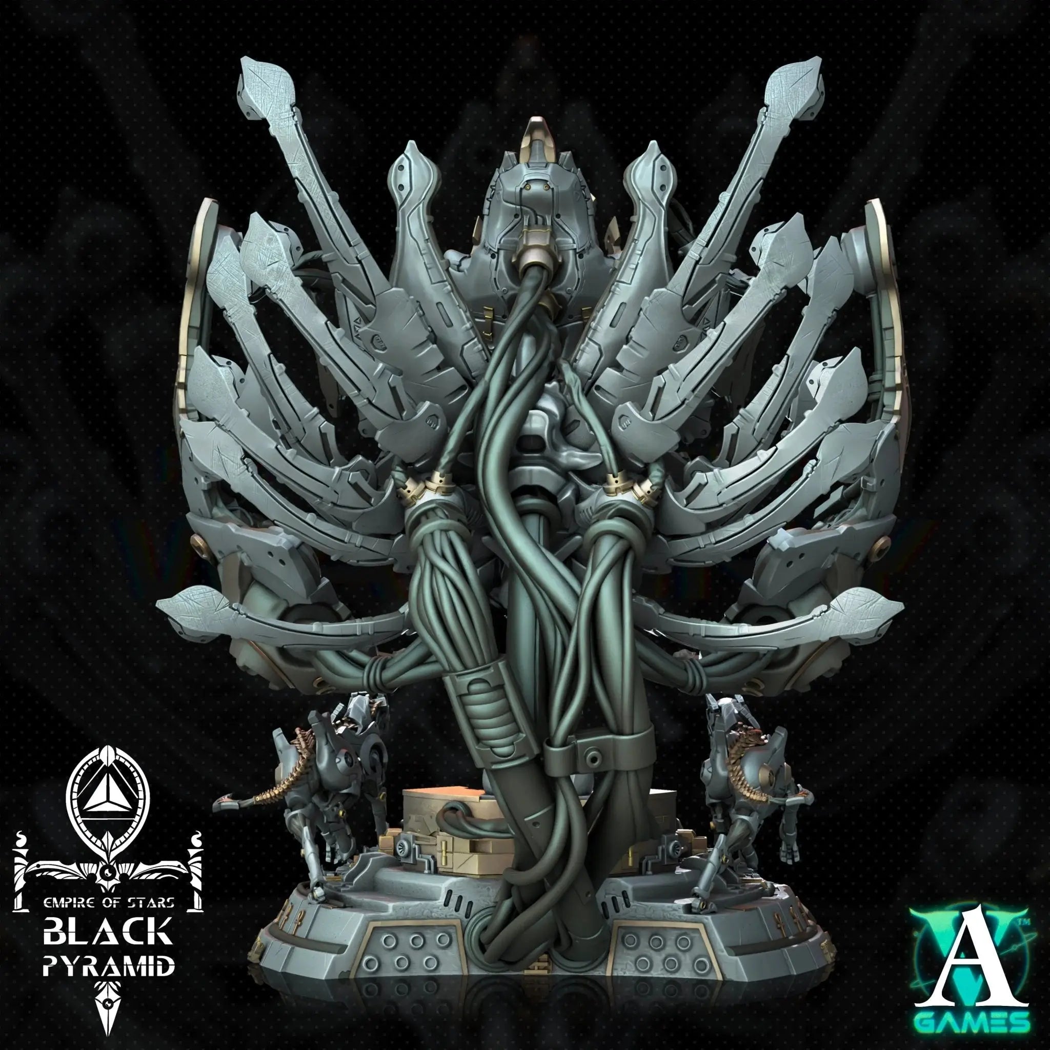Galactic Pharaohs - Black Pyramid - STL Bundle - Archvillain Games