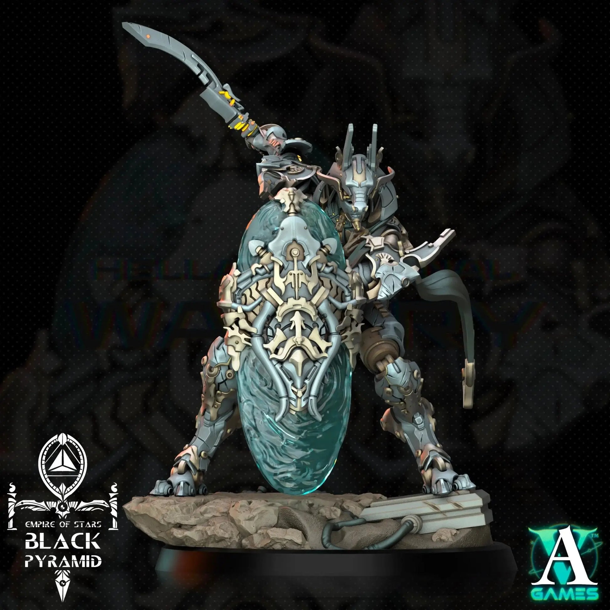 Galactic Pharaohs - Black Pyramid - STL Bundle - Archvillain Games