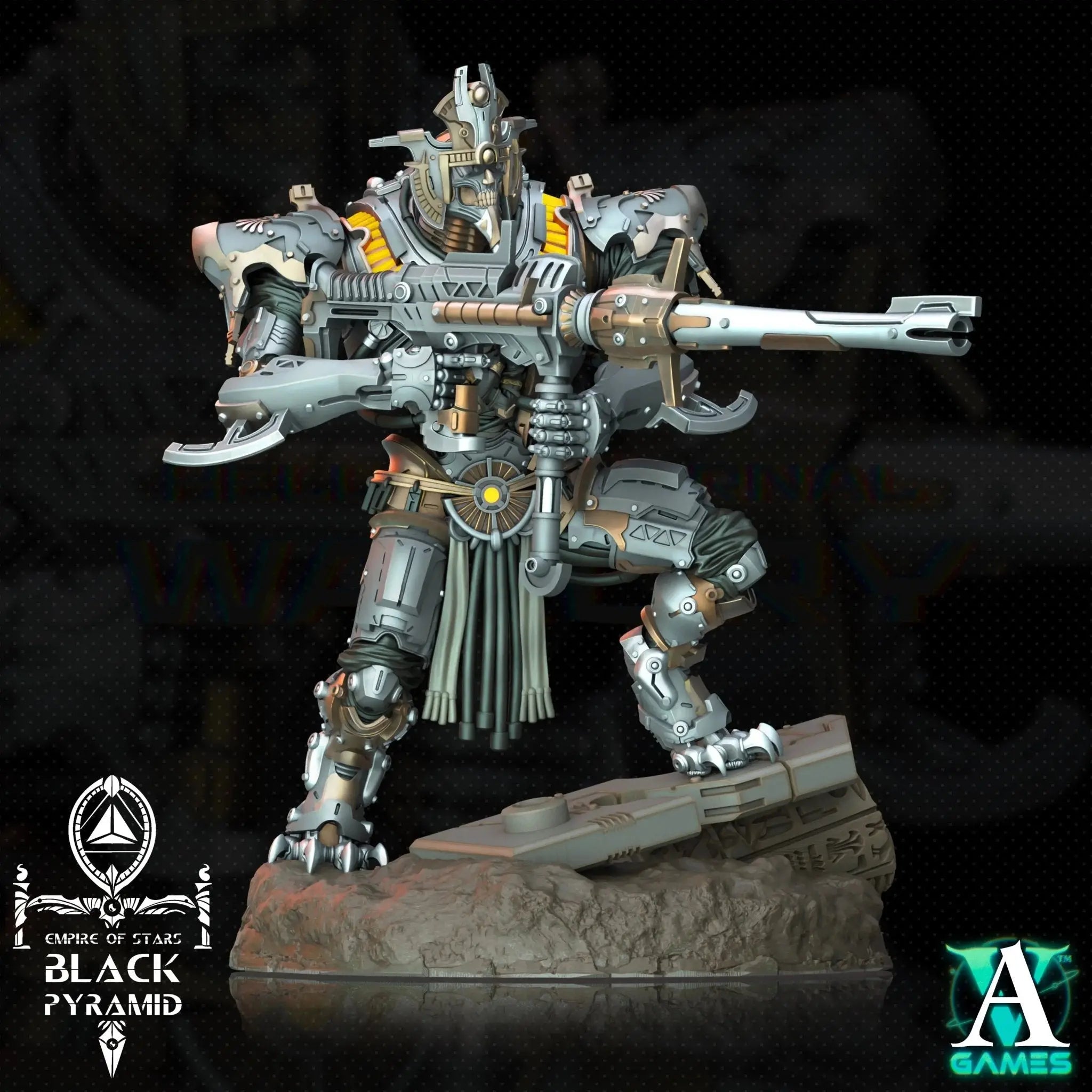 Galactic Pharaohs - Black Pyramid - STL Bundle - Archvillain Games