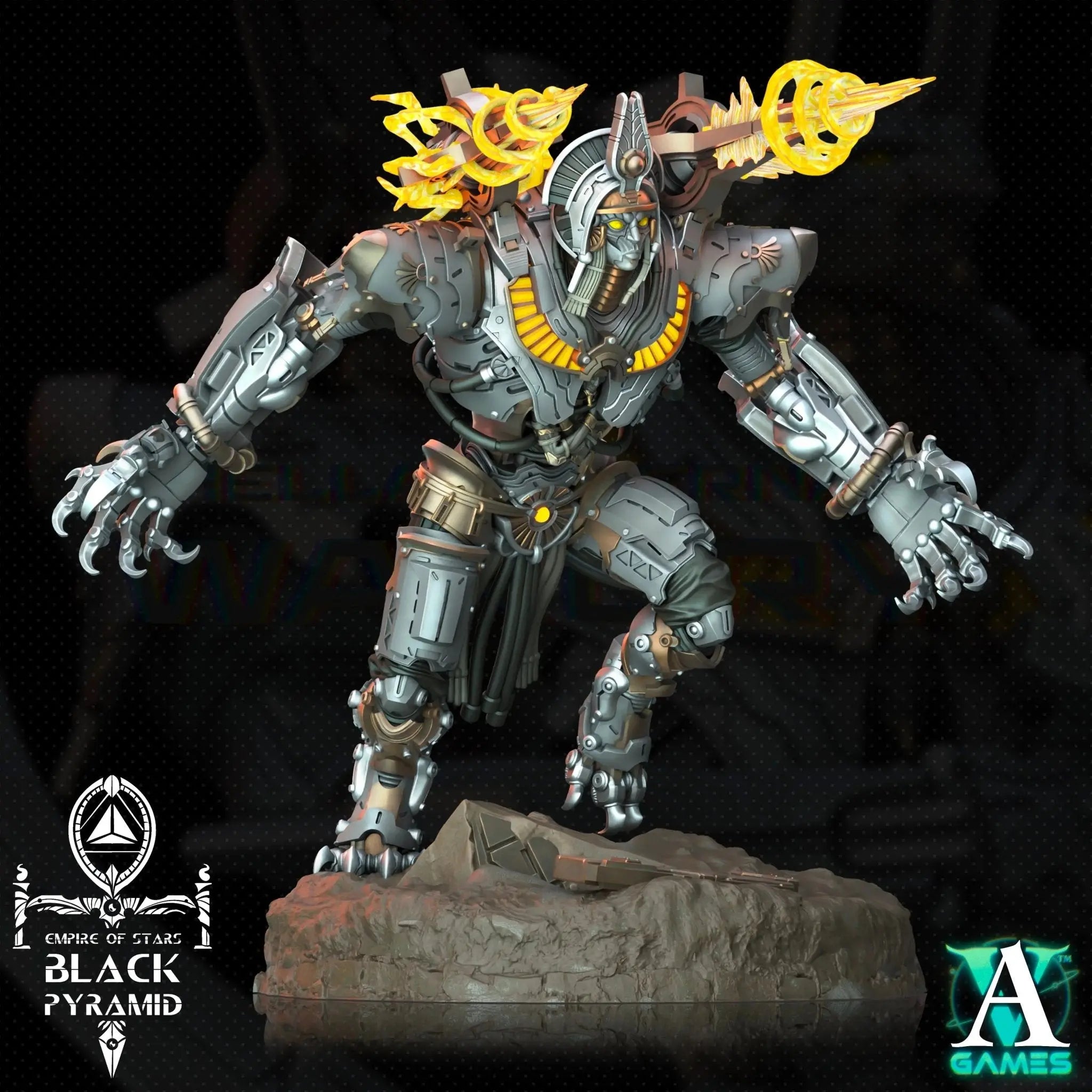 Galactic Pharaohs - Black Pyramid - STL Bundle - Archvillain Games